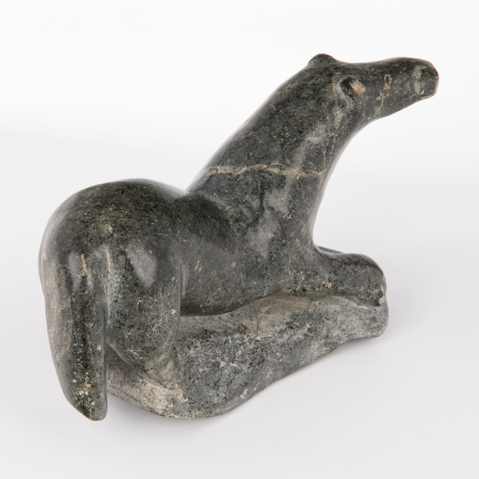 Attributed to JOE TALIRUNILI (1893-1976) PUVIRNITUQ (POVUNGNITUK), Playful Ermine, 1970s