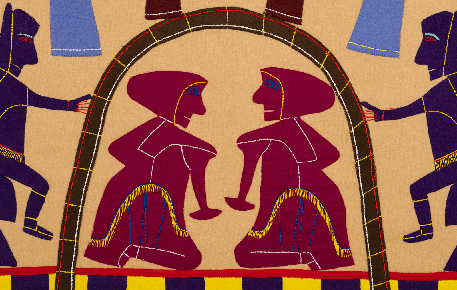 JESSIE OONARK, O.C., R.C.A (1906-1985) QAMANI'TUAQ (BAKER LAKE), Untitled (Wallhanging), c. 1974-5