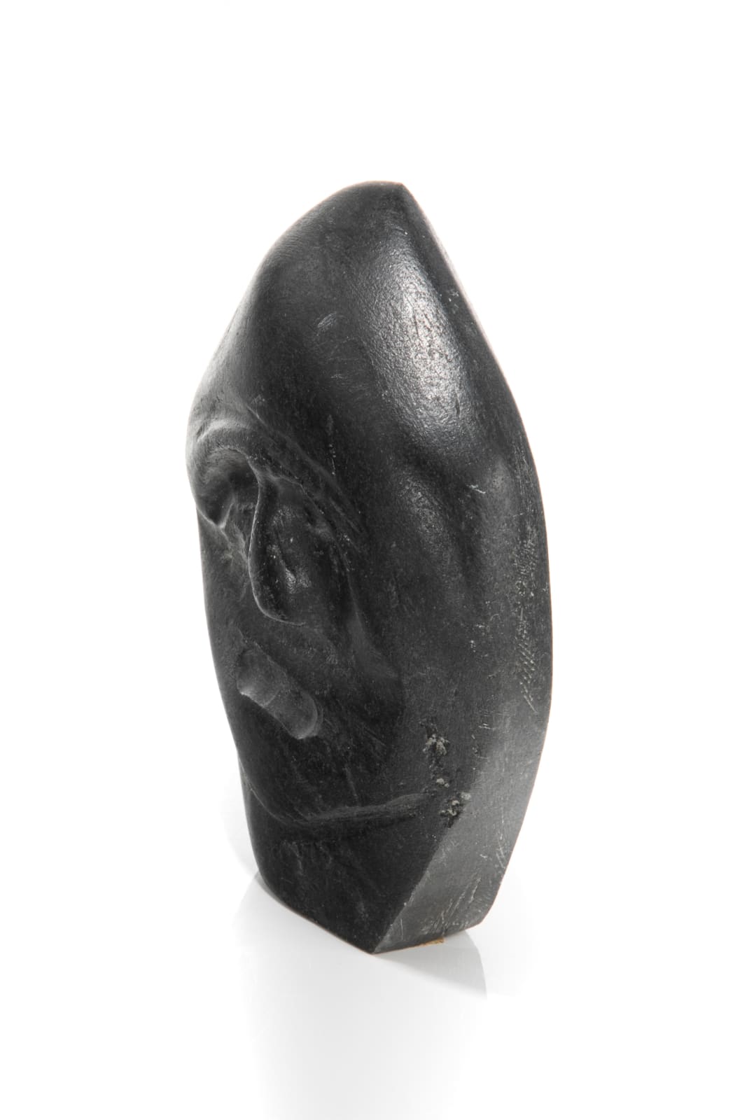 JOHN KAVIK (1897-1993) KANGIQLINIQ (RANKIN INLET), Head of a Speaking Man, 4 February 1976