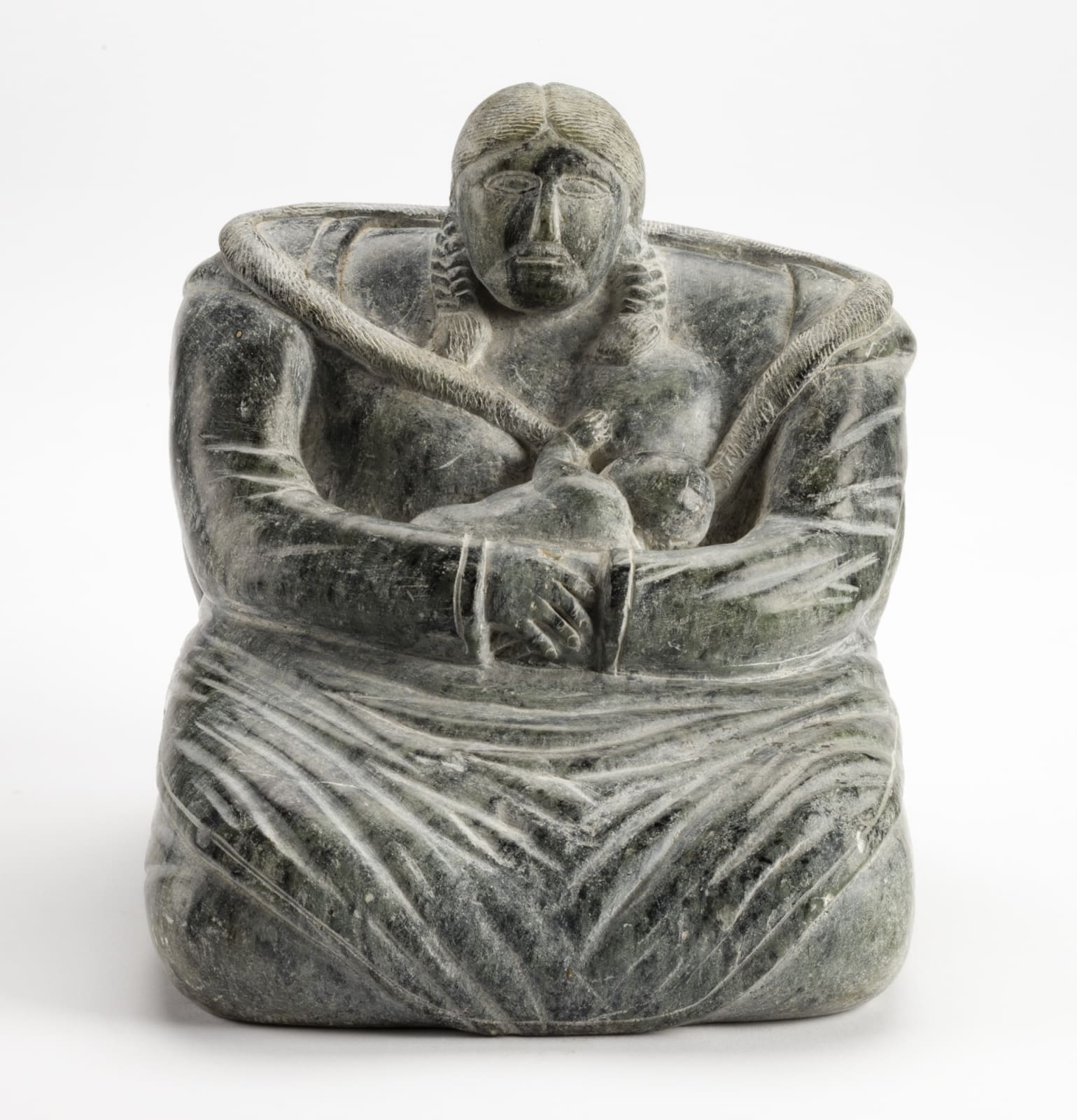 JOHANESEE KALLUK (1940-1974) KANGIQTUGAAPIK (CLYDE RIVER), Mother and Child, c. 1967-68