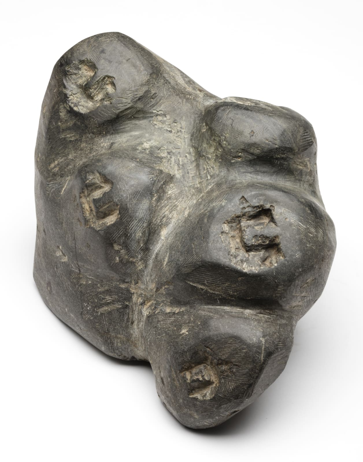JOHN KAVIK (1897-1993) KANGIQLINIQ (RANKIN INLET), Cluster of Faces, 1970s