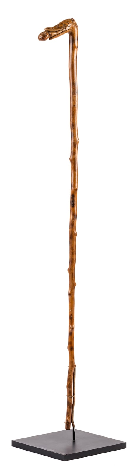 UNIDENTIFIED TLINGIT ARTIST, Walking Stick, c. 1870