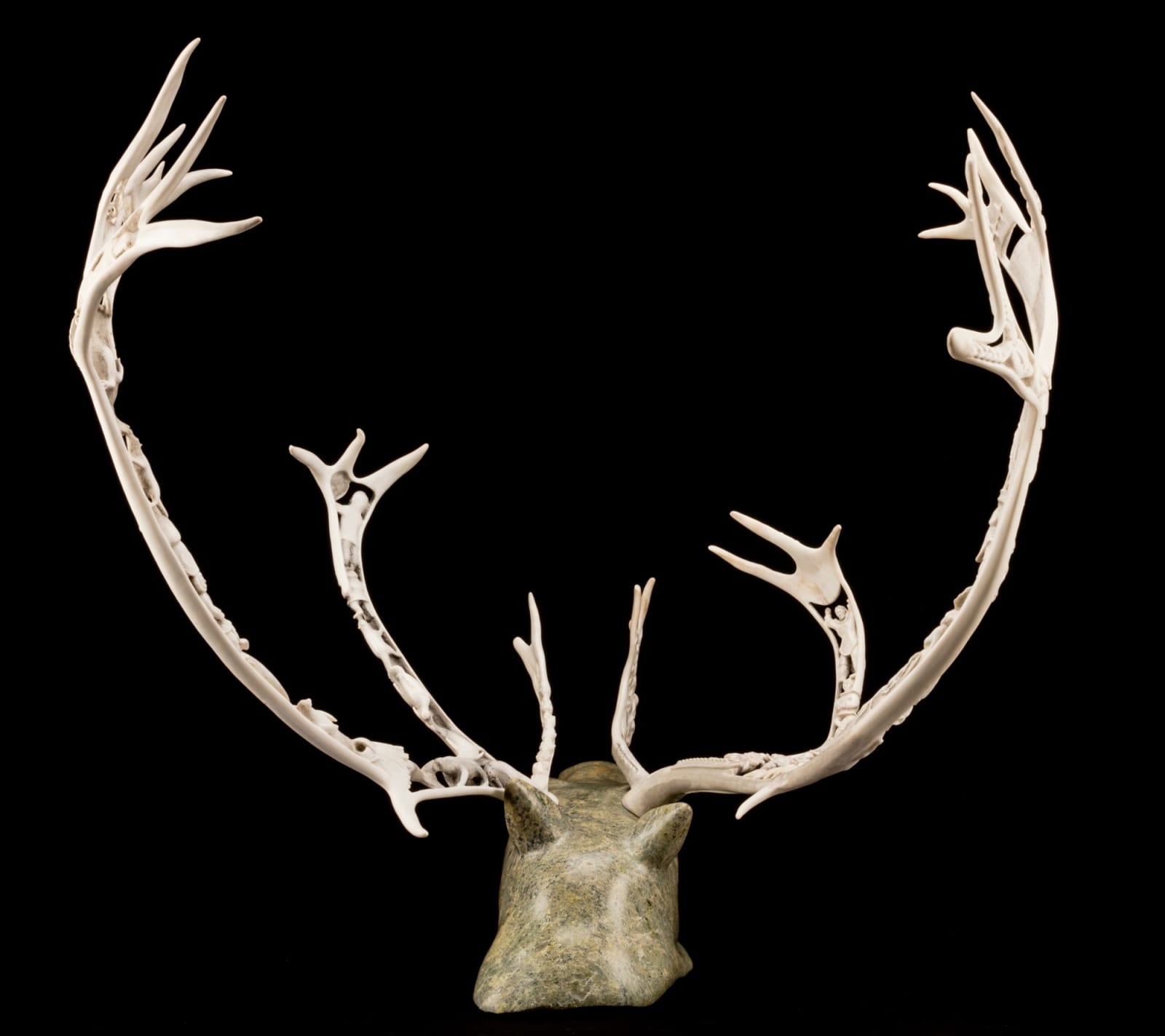 JACKOPOSIE OOPAKAK (1948-2015) IQALUIT (FROBISHER BAY), Untitled (The Inuit World), early 1990s