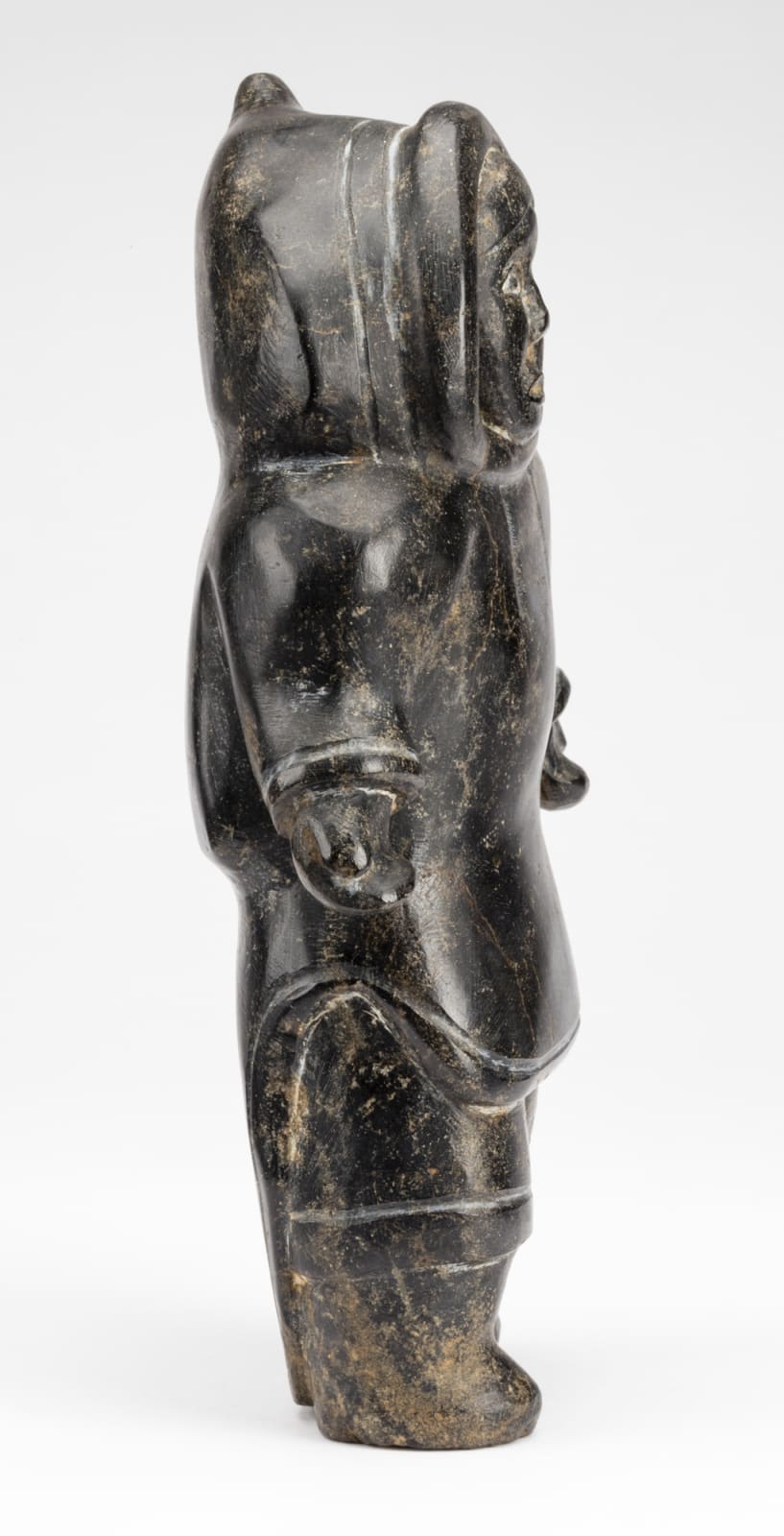 Possibly: KIUGAK (KIAWAK) ASHOONA, O.C., R.C.A. (1933-2014) KINNGAIT (CAPE DORSET), Standing Woman, mid 1950s