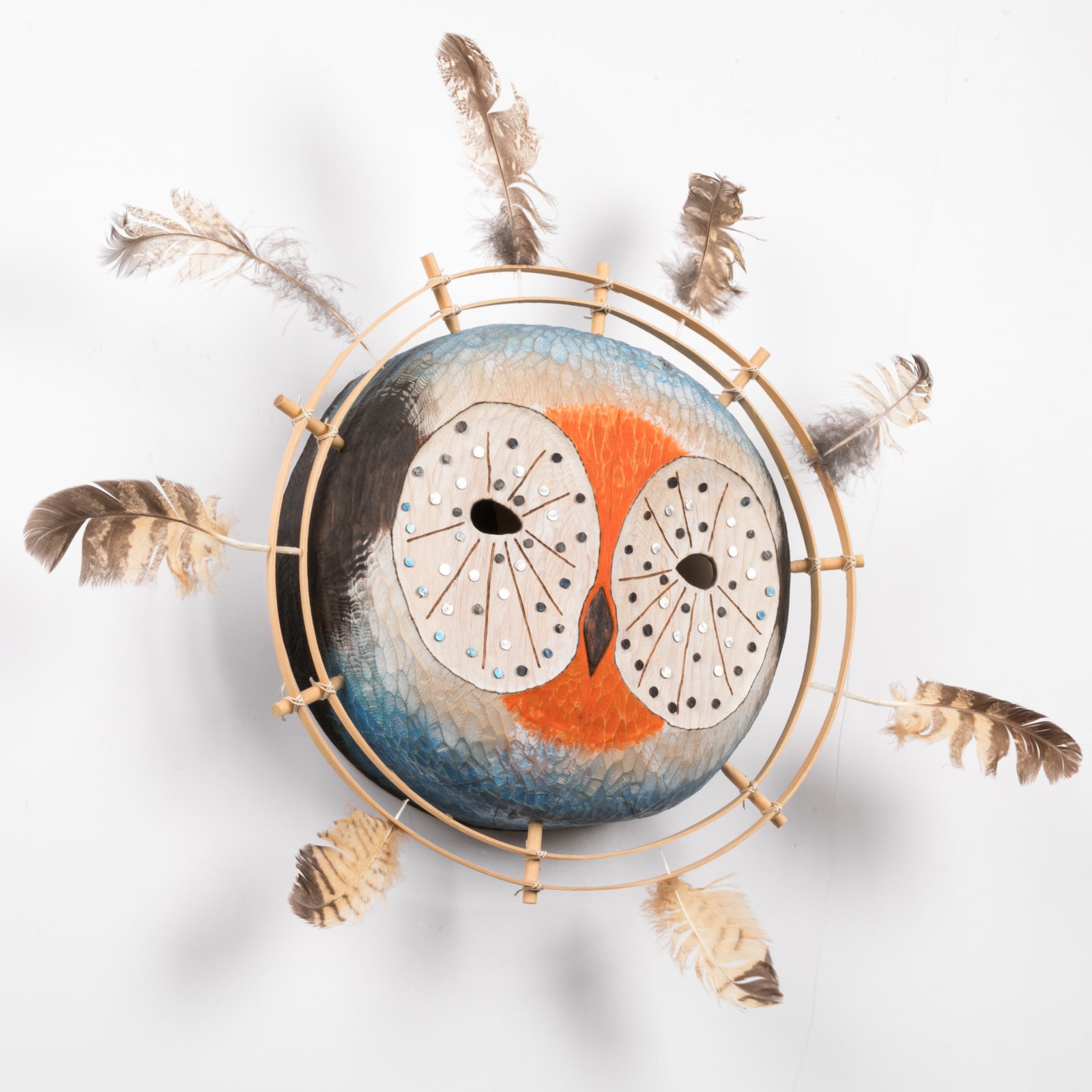 DREW MICHAEL (1984-) YU'PIK / INUPIAQ, BETHEL / EAGLE RIVER, AK, Whispering Spirit, Jan 2018