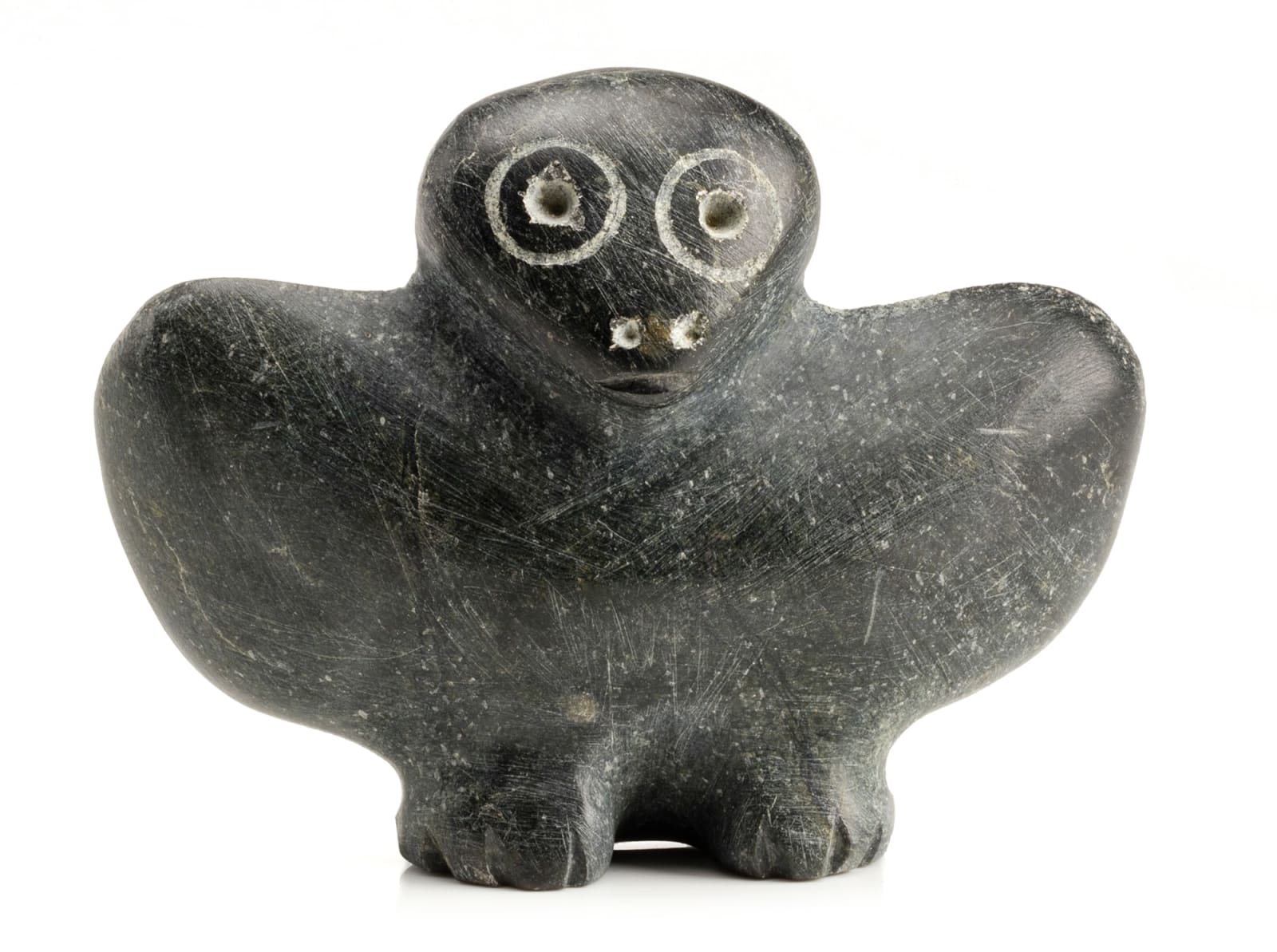 MARY QAYUARYUK (KUDJUAKJUK) (1908-1982) KINNGAIT (CAPE DORSET), Owl, c. late 1960s