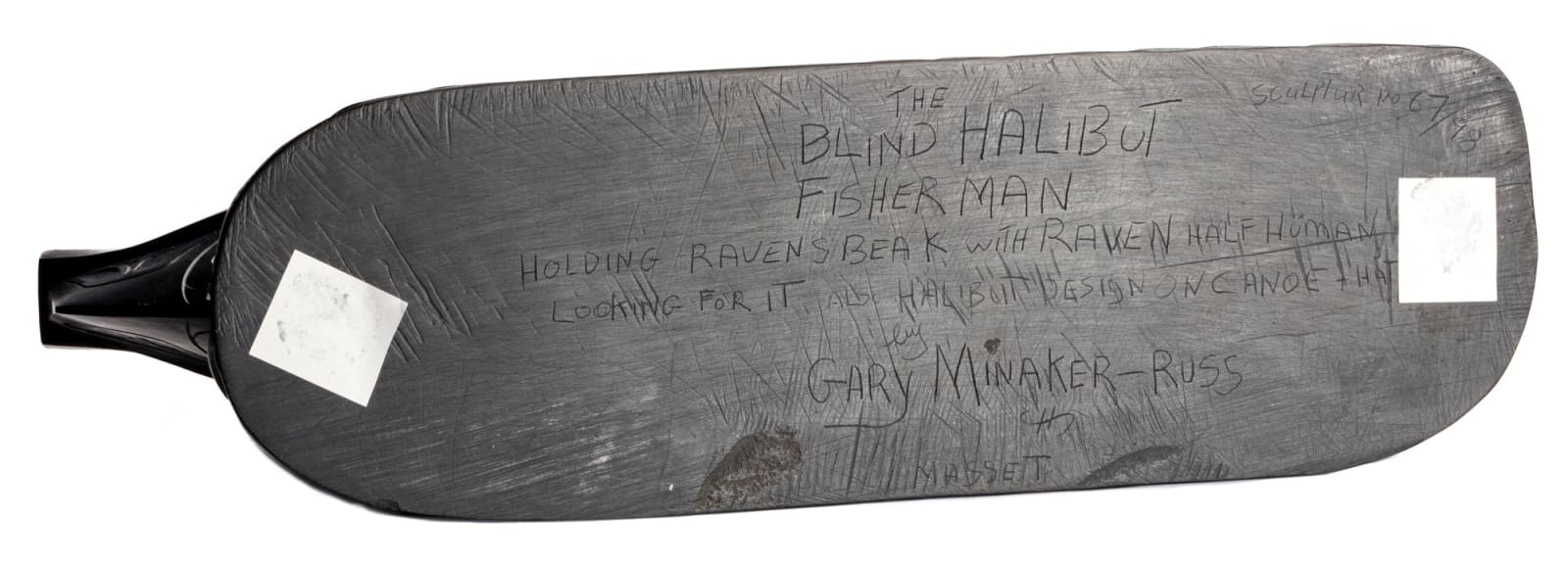 GARY MINAKER-RUSS (1958-2025), MASSET, HAIDA GWAII, The Blind Halibut Fisherman, 1998