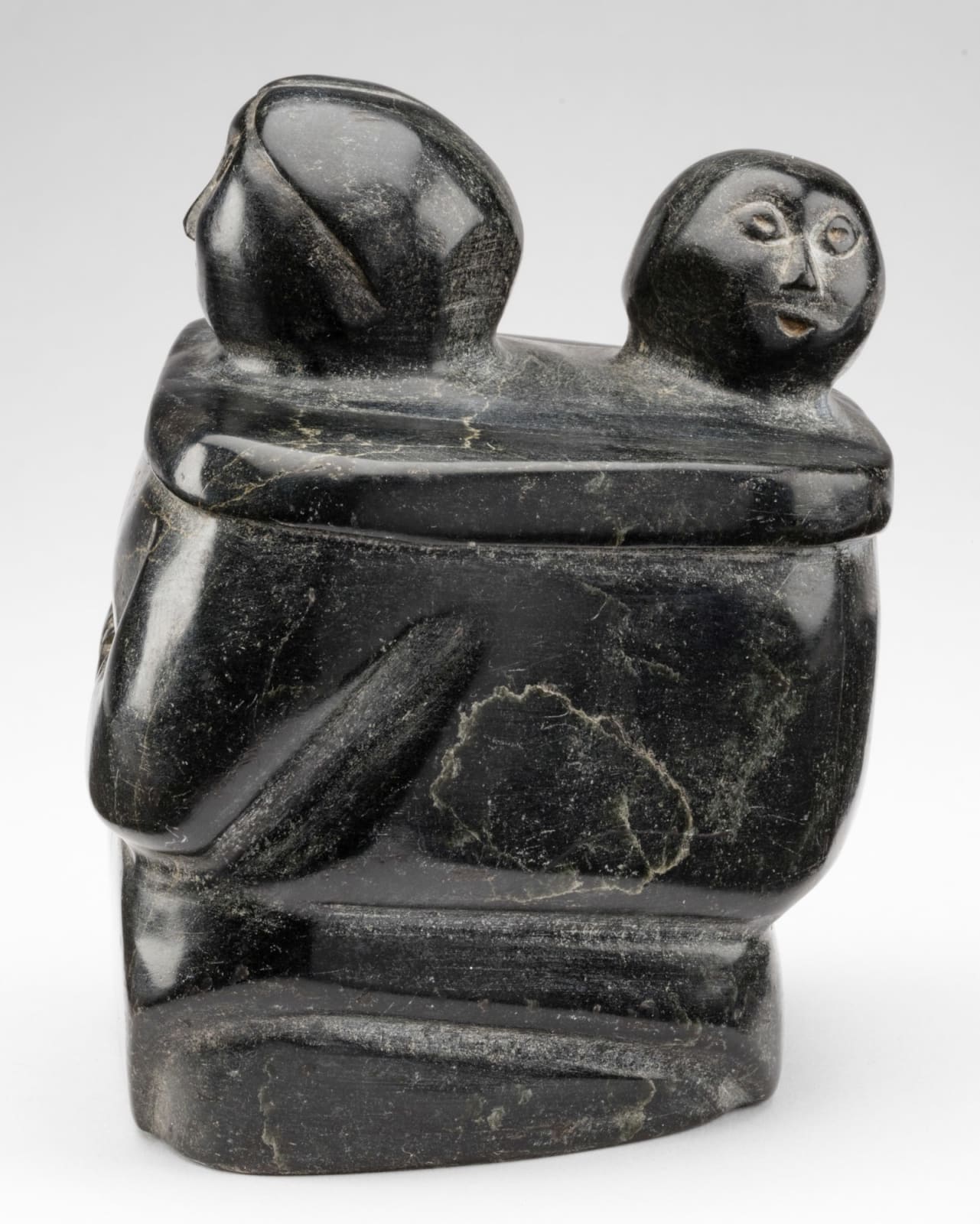 ANNIE NIVIAXIE (1930-1989), KUUJJUARAPIK (GREAT WHALE RIVER), Mother and Child, c. 1968-70