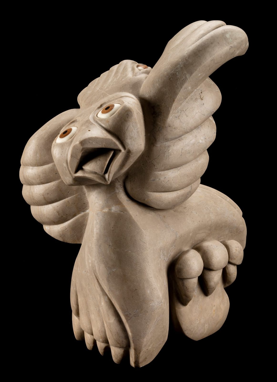 MICHAEL MASSIE, C.M., R.C.A. (1962-) KIPPENS, NEWFOUNDLAND AND LABRADOR, Shape Shifting Shaman, 18 April 2001