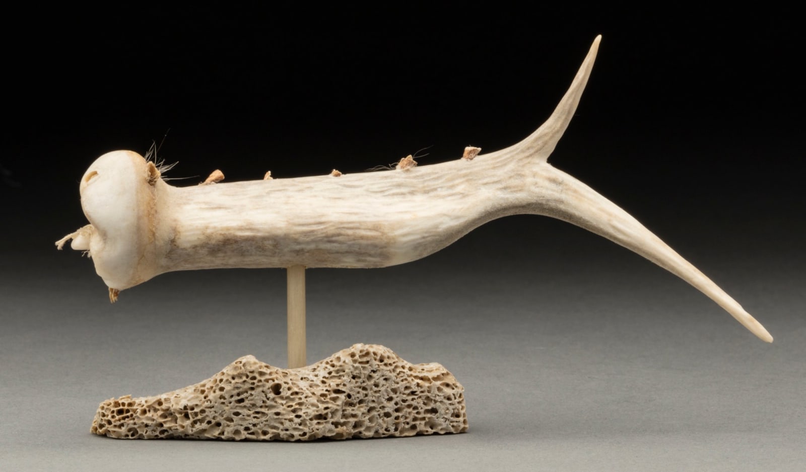 NICK SIKKUARK (1943-2013) KUGAARUK (PELLY BAY) / UQSUQTUUQ (GJOA HAVEN), Fish Shaman, 1990s