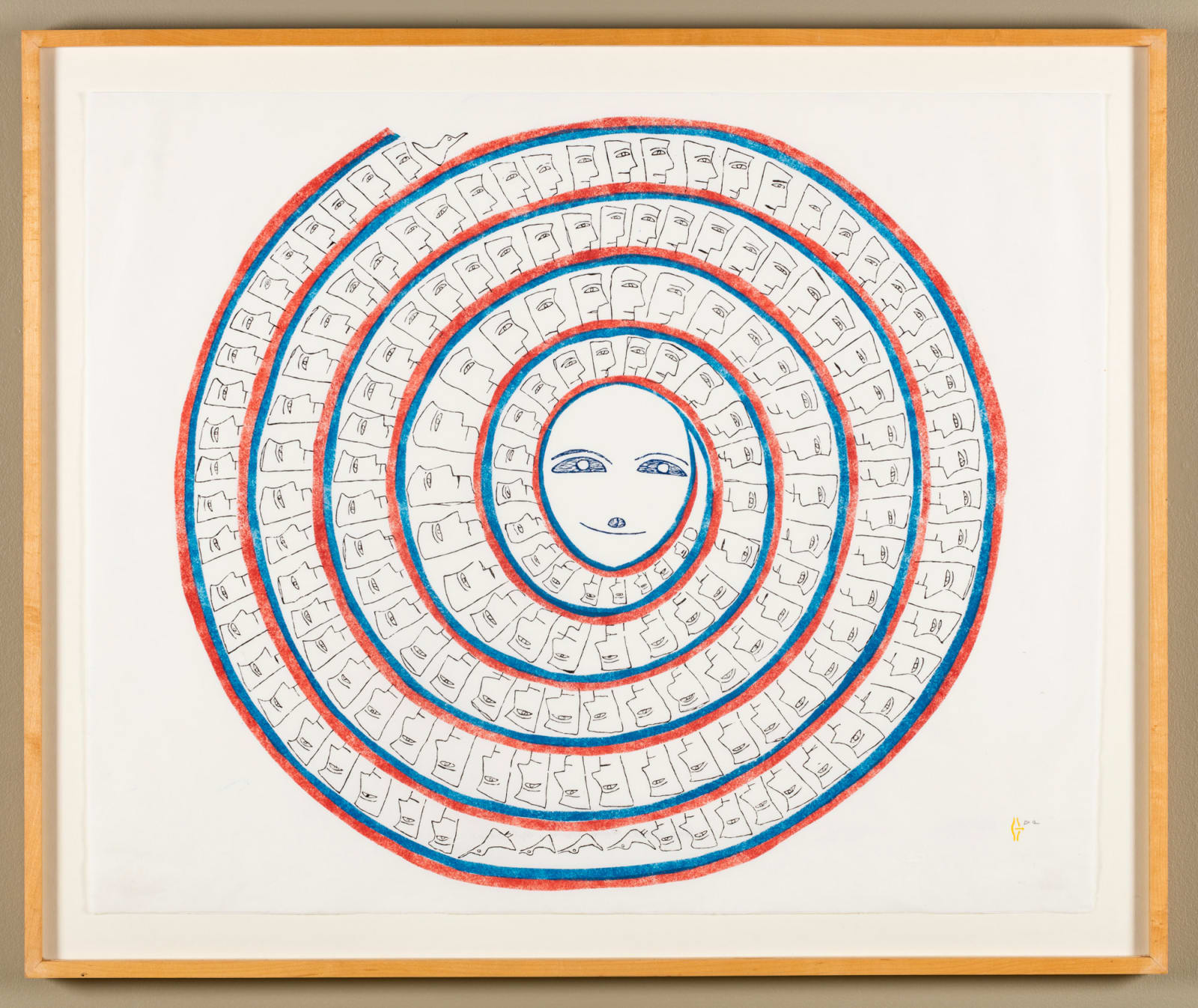 JESSIE OONARK, O.C., R.C.A (1906-1985) QAMANI'TUAQ (BAKER LAKE), The People , 1985 #20