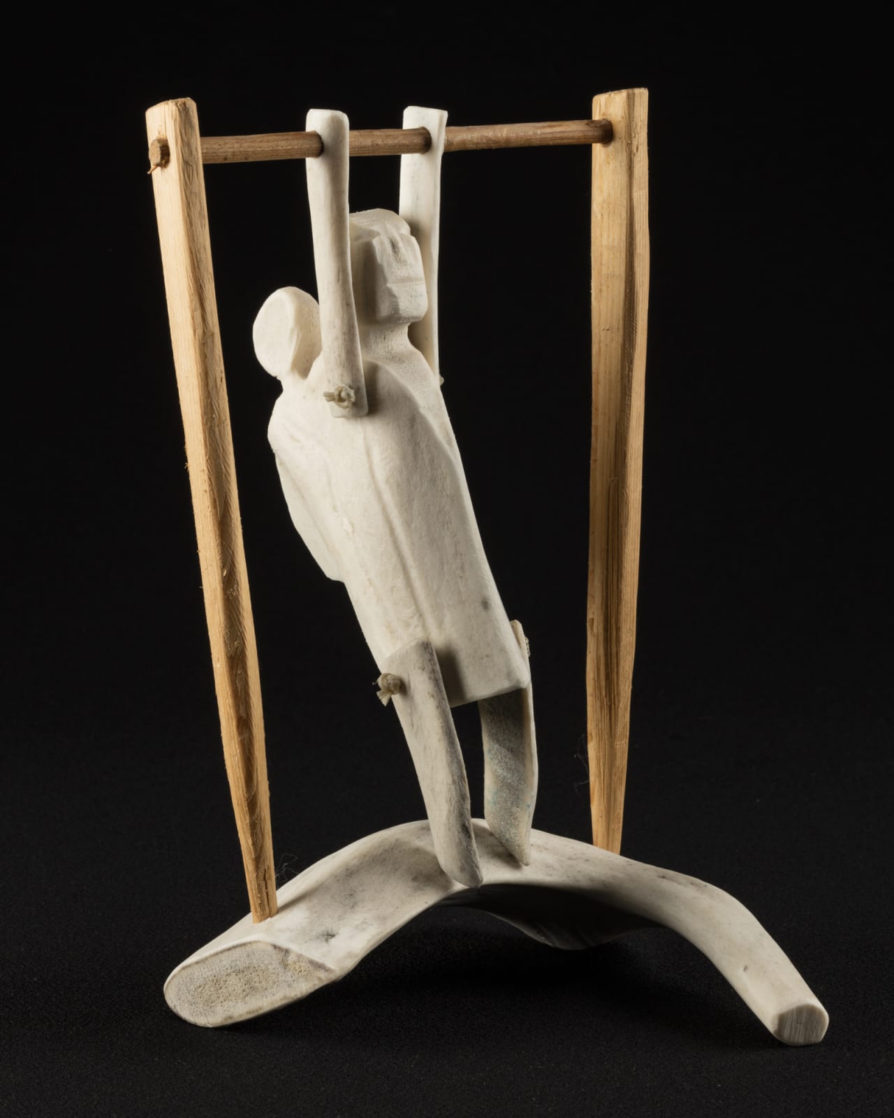 LUKE ANOWTALIK (1932-2006) ARVIAT (ESKIMO POINT), Acrobat Mother and Child, c. early 1980s