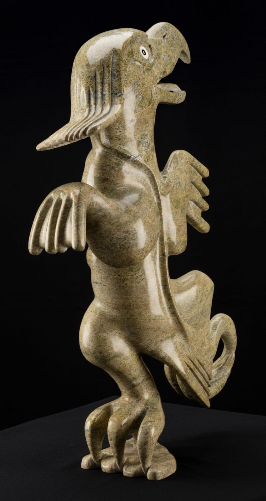 TOONOO SHARKY (1970-) KINNGAIT (CAPE DORSET), Dancing Bird Shaman, 1999