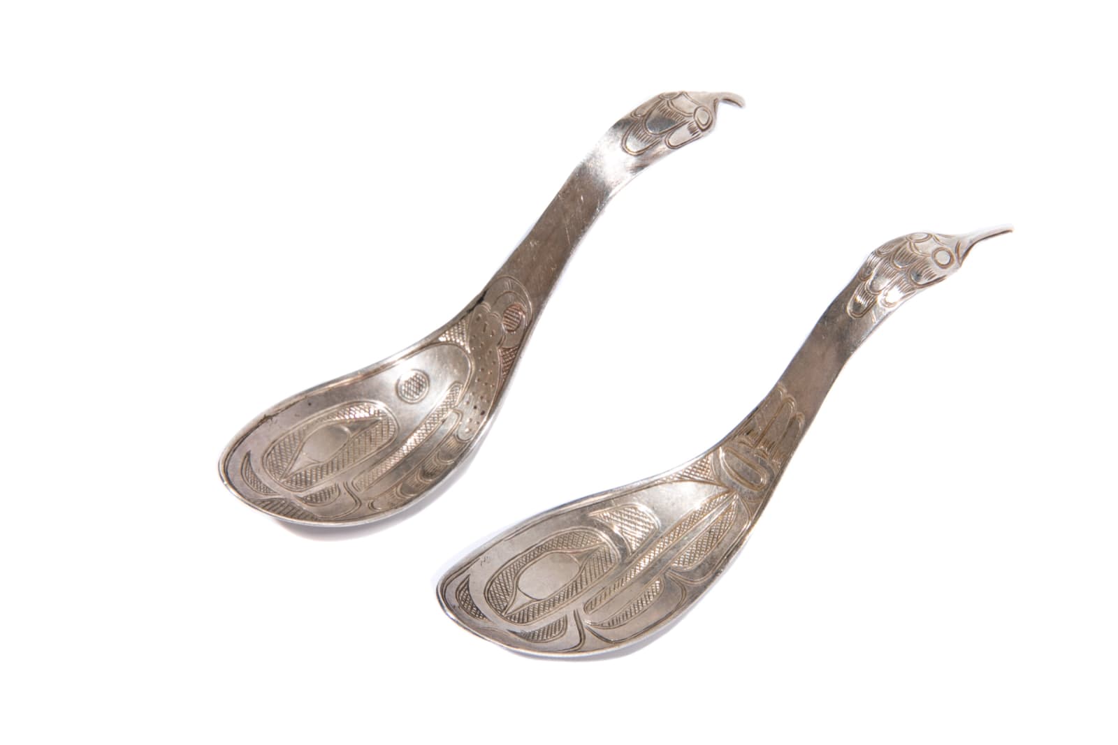 UNIDENTIFIED ARTIST, Pair of Spoons, early 20th century