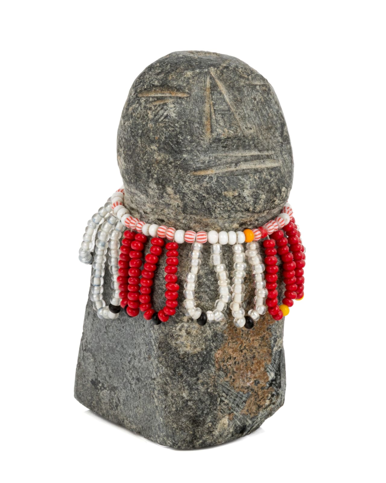 EVA TALOOKI ALIKTILUK (1927-1994) ARVIAT (ESKIMO POINT), Kneeling Woman in a Beaded Amautiq