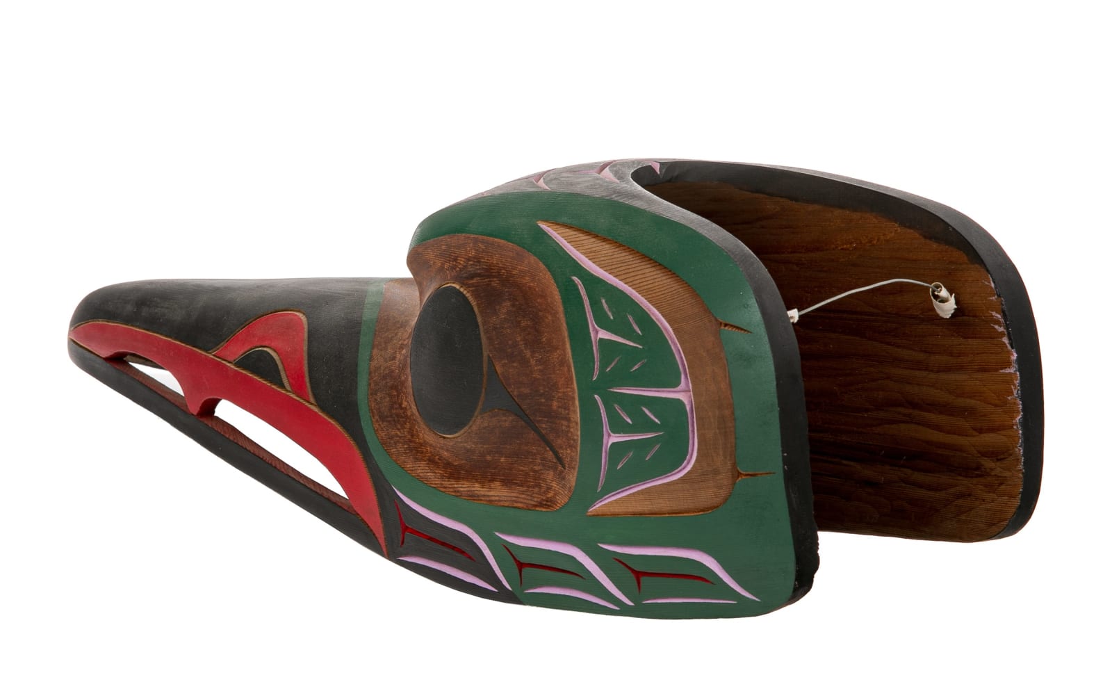 ISAAC (IKE) CHARLIE (c. 1967-) NUU-CHAH-NULTH, Hummingbird Head Mask, 2000s
