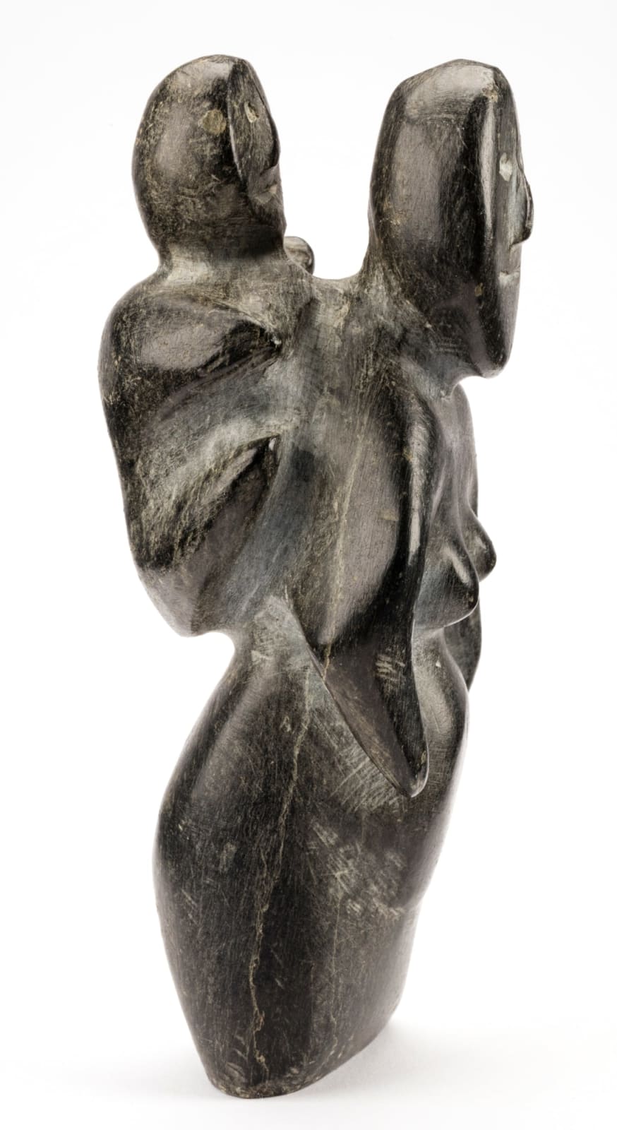 JOHN KAVIK (1897-1993) KANGIQLINIQ (RANKIN INLET), Pregnant Mother and Child, 1964