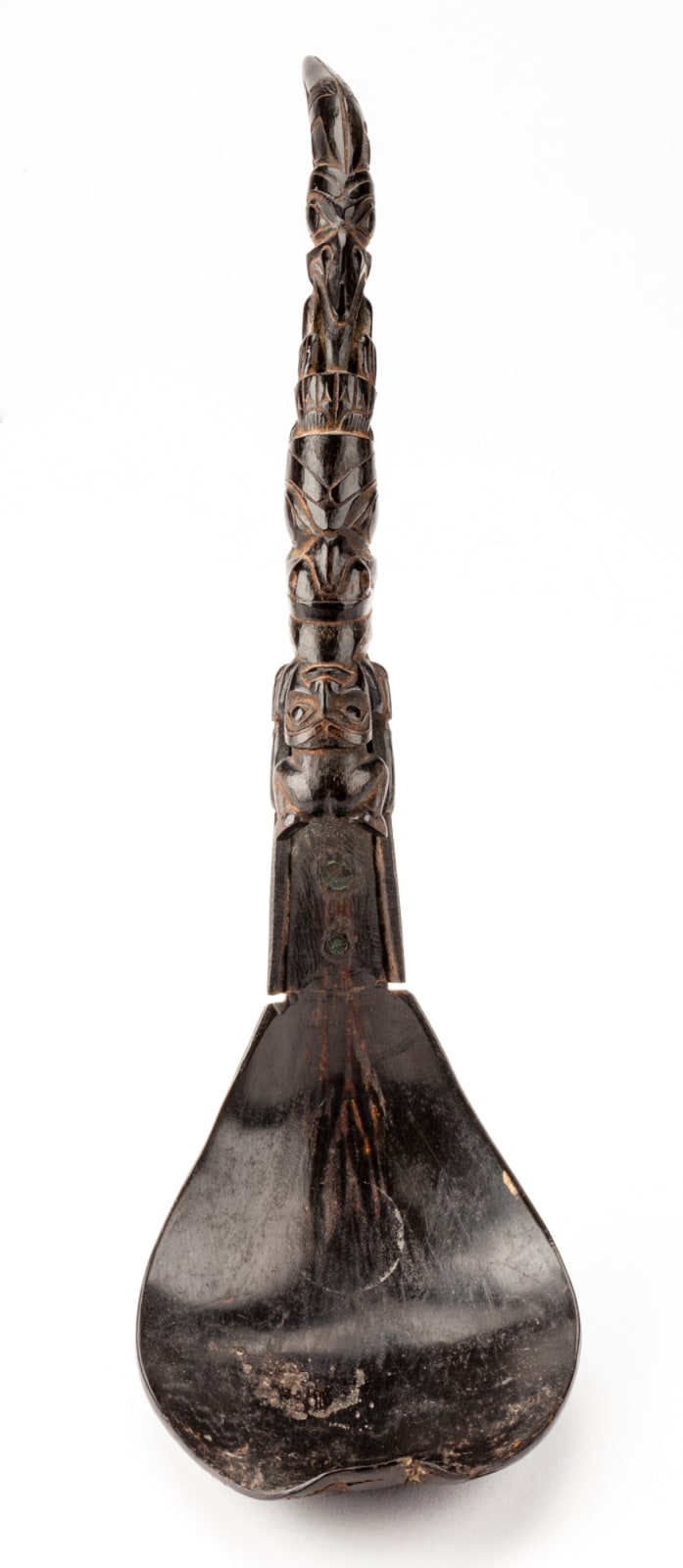 UNIDENTIFIED ARTIST, POSSIBLY HAIDA OR TLINGIT, Feast Spoon, c. 1870s or 1880s