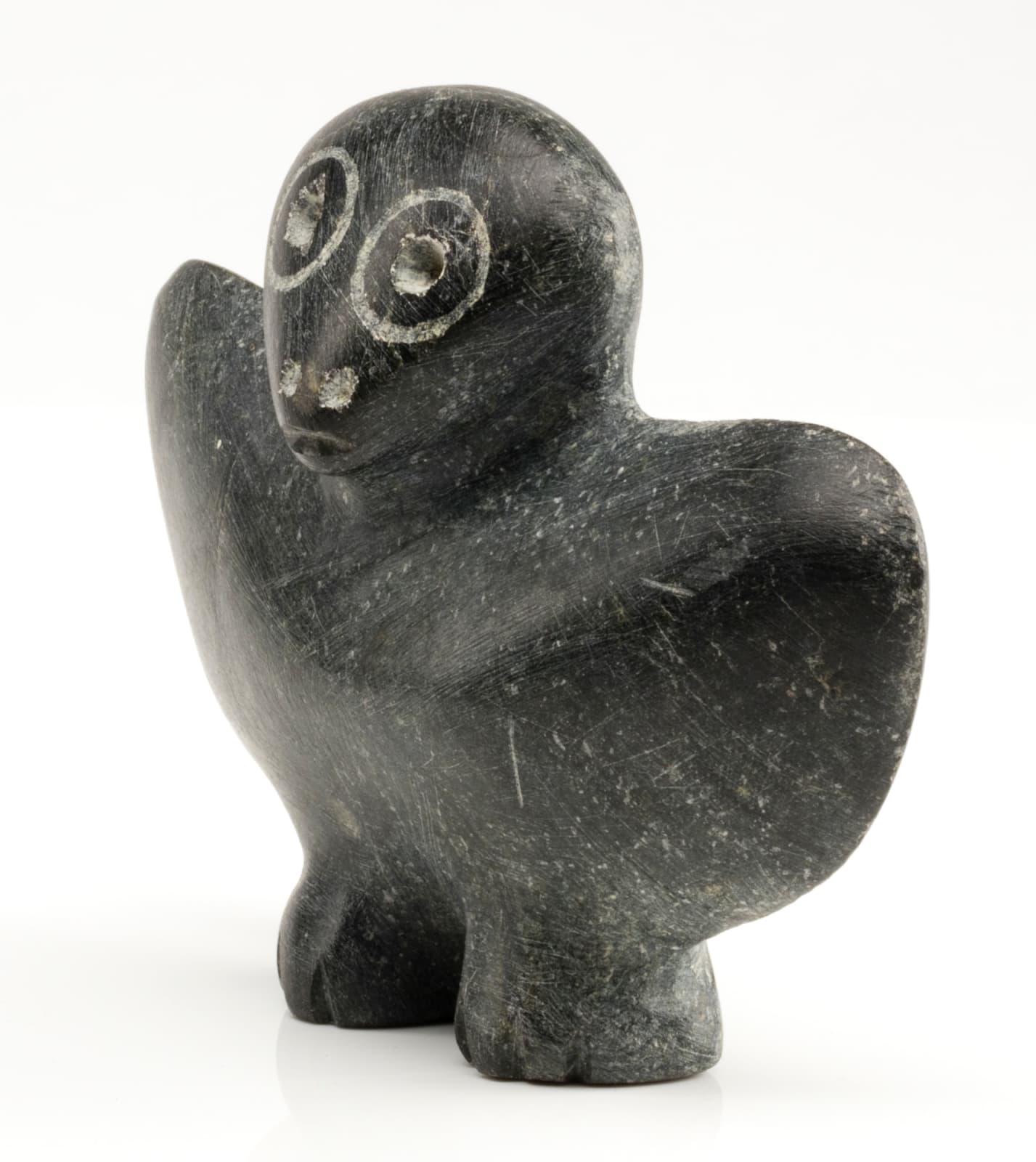 MARY QAYUARYUK (KUDJUAKJUK) (1908-1982) KINNGAIT (CAPE DORSET), Owl, c. late 1960s