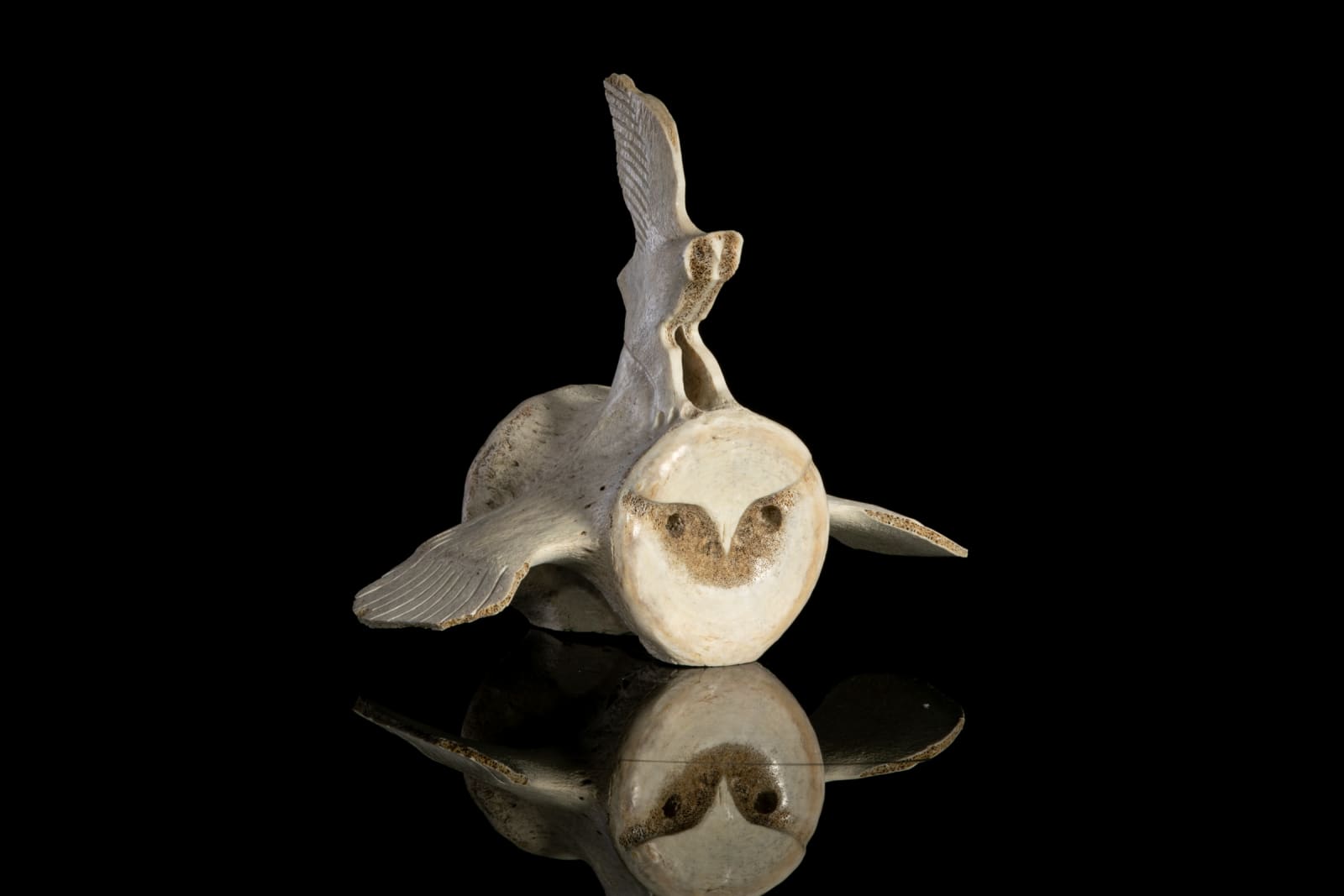 ANDREW KILABUK, PANNIQTUUQ (PANGNIRTUNG), Fledgling Owl Takes a Ride, c. 1990