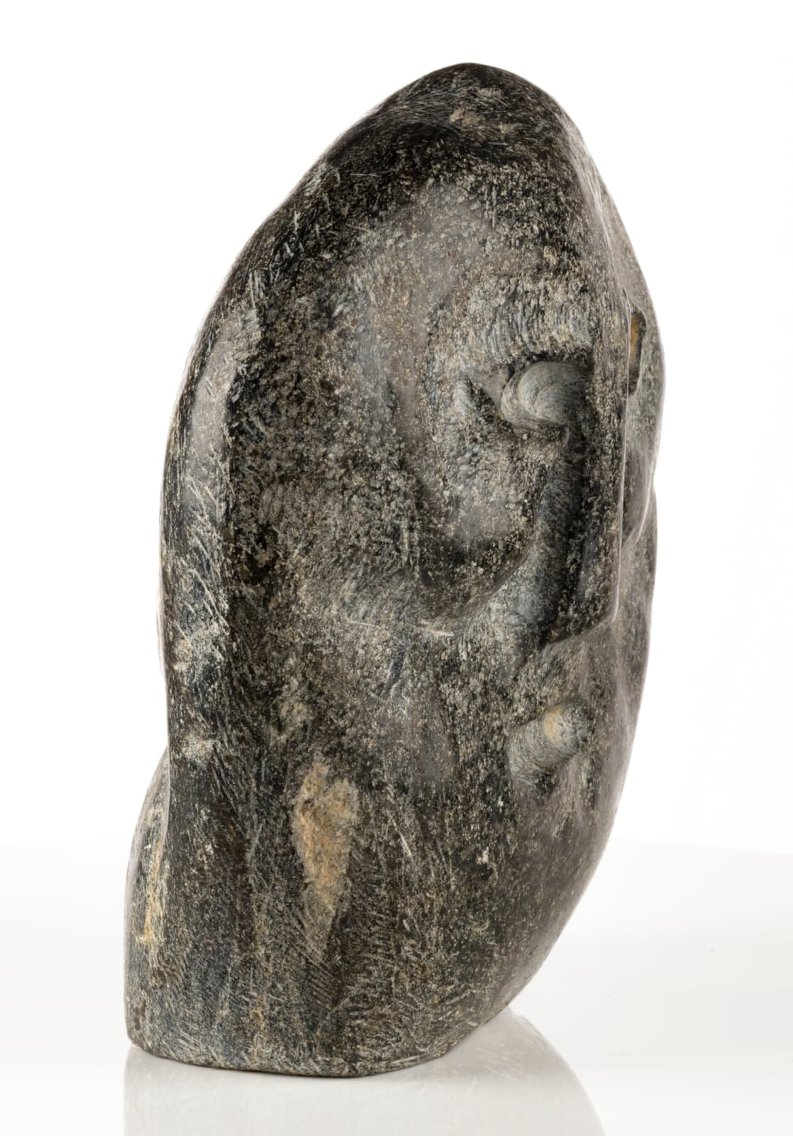 JOHN TIKTAK, R.C.A. (1916-1981) KANGIQLINIQ (RANKIN INLET), Janus Head, c. 1975-76