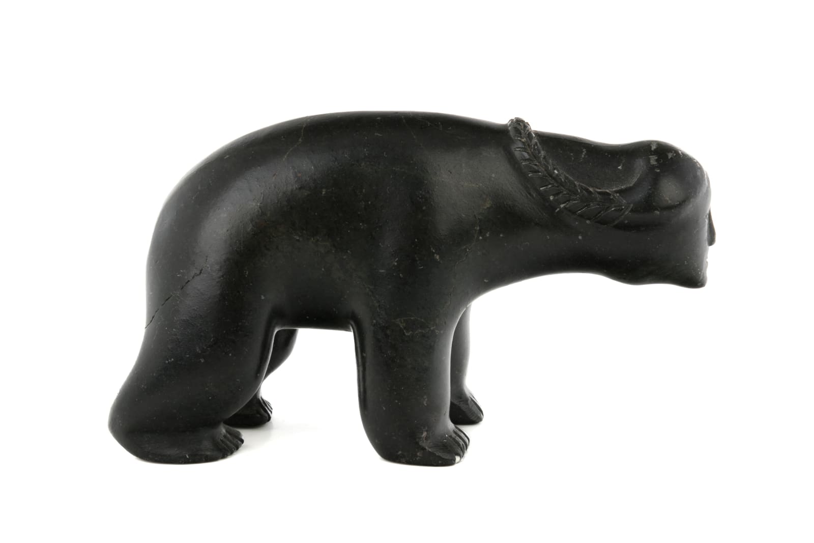 PETER PITSEOLAK (1902-1973) KINNGAIT (CAPE DORSET), Female Shaman Transforming into a Polar Bear, c. 1960