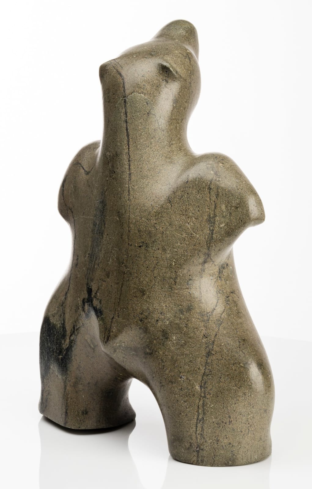 PAUTA SAILA, R.C.A. (1916-2009) KINNGAIT (CAPE DORSET), Roaring Polar Bear, c. 1969-72