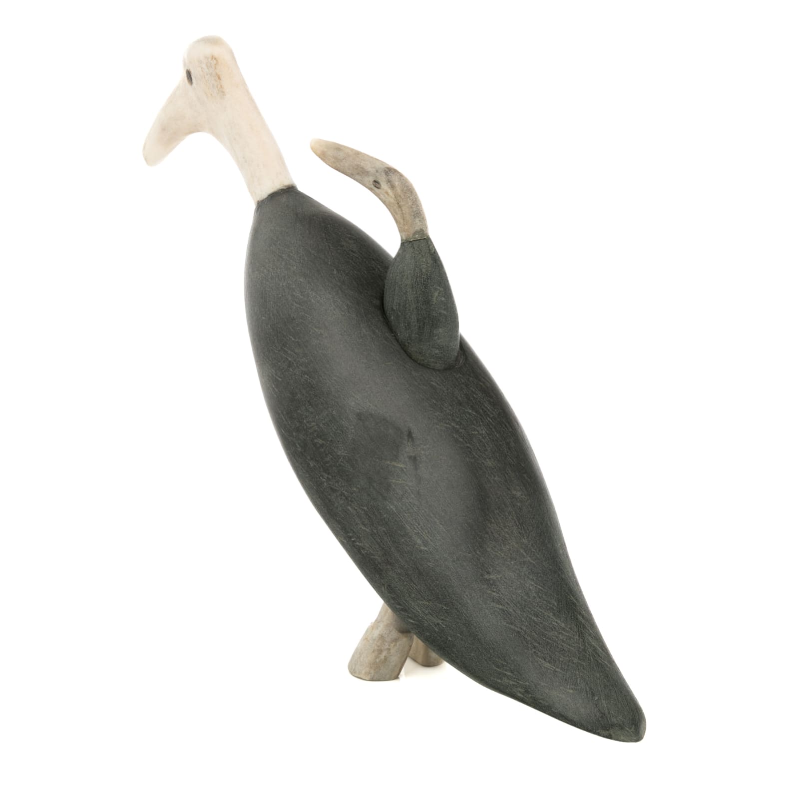 PETER INUKSHUK (1896-1975) QAMANI’TUAQ (BAKER LAKE), Bird and Young, early 1970s