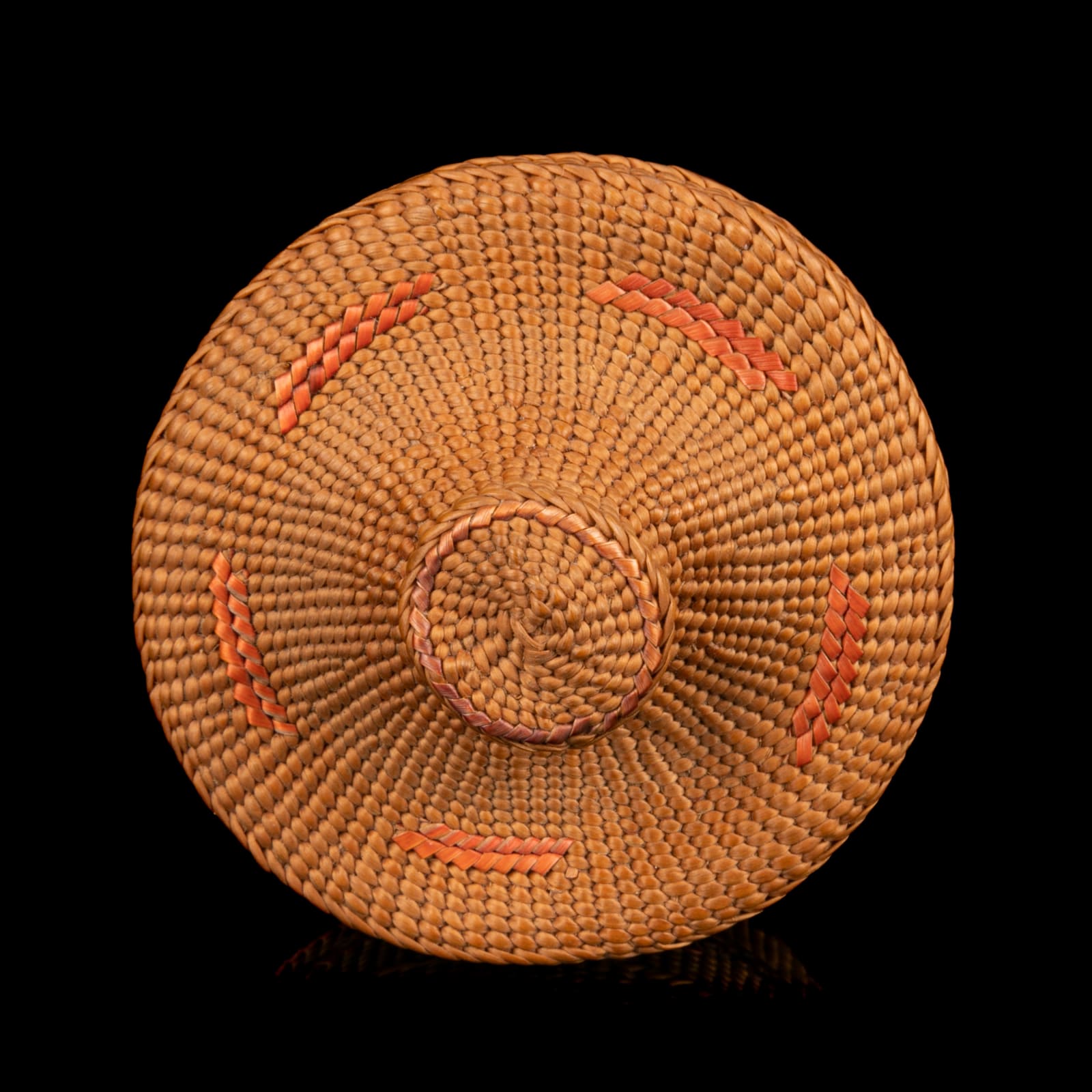 UNIDENTIFIED TLINGIT ARTIST, Lidded Basket, c. 1910-1920