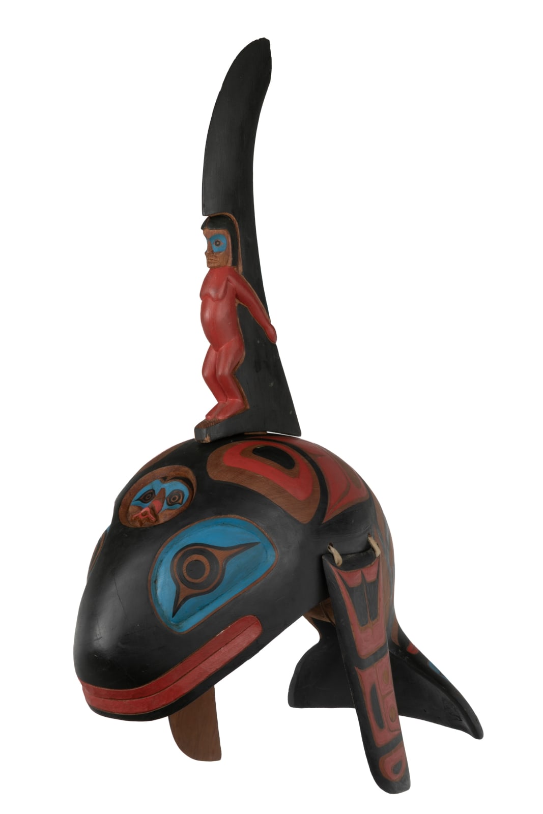 DOUG LAFORTUNE SR. (1953-) COAST SALISH, Killer Whale Headdress, c. 1970s