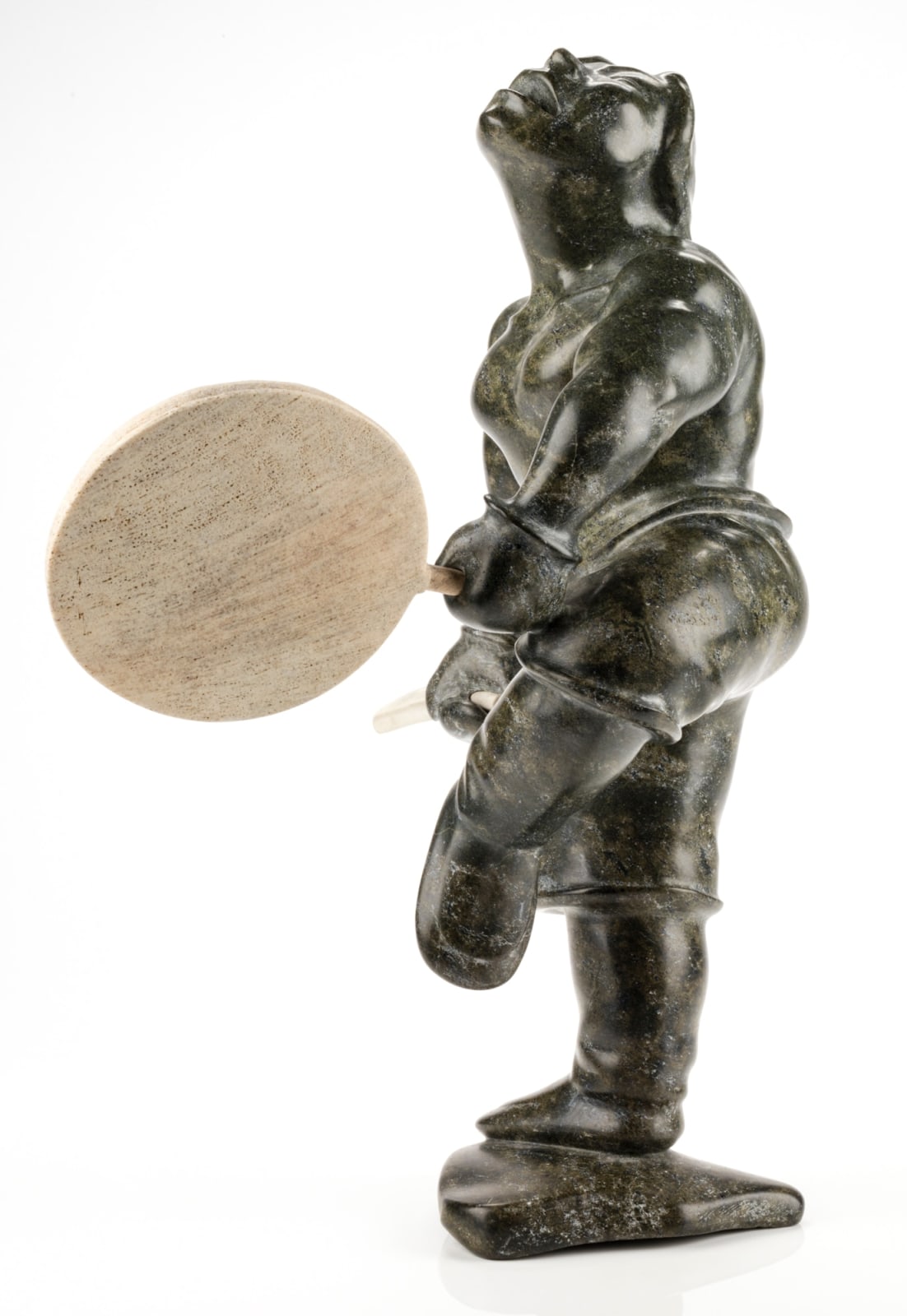 DAVIE ATCHEALAK (1947-2006) PANNIRTUQ (PANGNIRTUNG) / IQALUIT (FROBISHER BAY), Drum Dancer, c. 1990