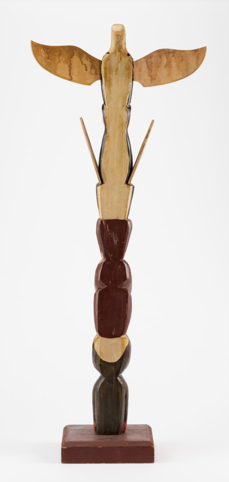 Possibly: DICK PRICE (1880-1936) KWAKWA̱KA̱ʼWAKW, Model Totem Pole, early 20th century