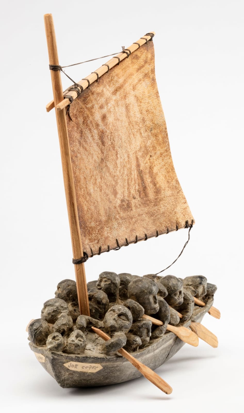 JOE TALIRUNILI (1893-1976) PUVIRNITUQ (POVUNGNITUK), Migration Boat, c. 1975