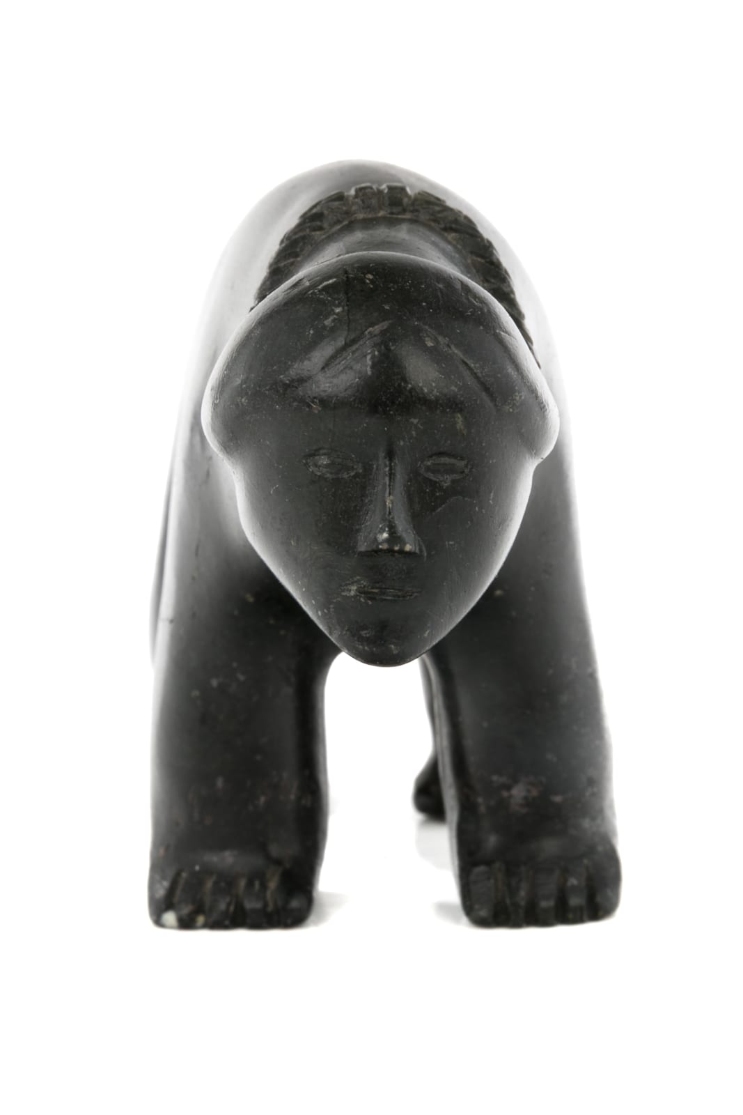 PETER PITSEOLAK (1902-1973) KINNGAIT (CAPE DORSET), Female Shaman Transforming into a Polar Bear, c. 1960