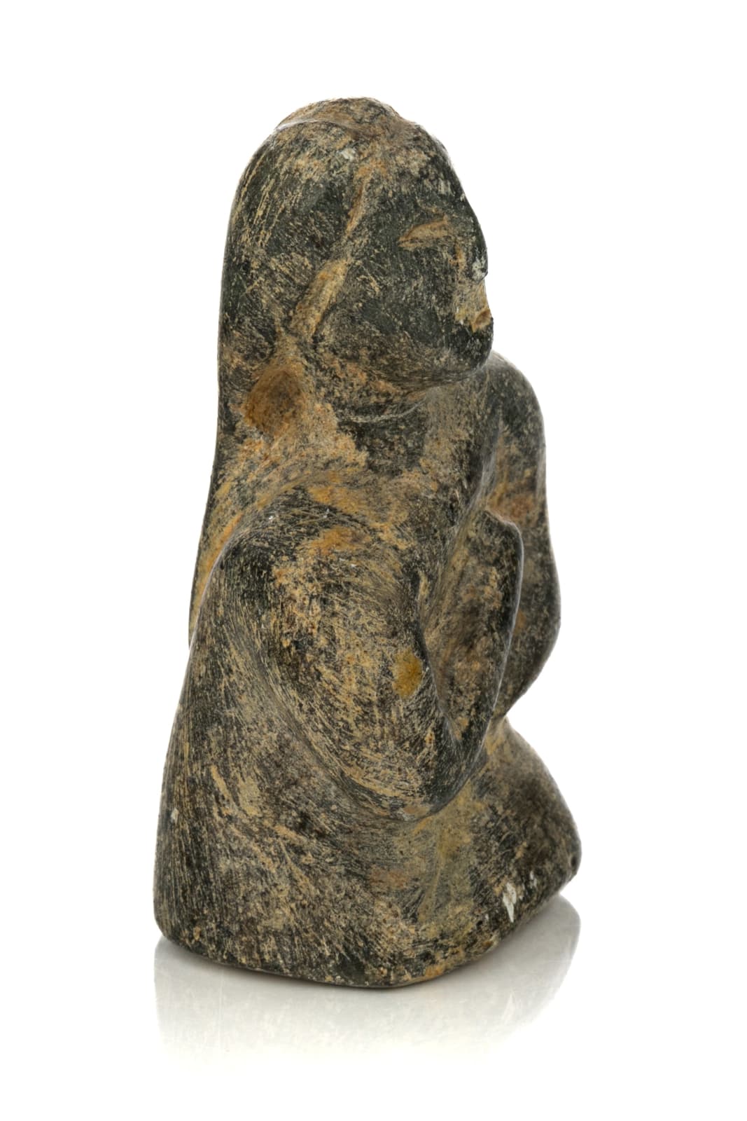 UNIDENTIFIED ARTIST, NAUJAAT (REPULSE BAY), Half Length Bust of a Woman with Plaited Hair, c. 1970