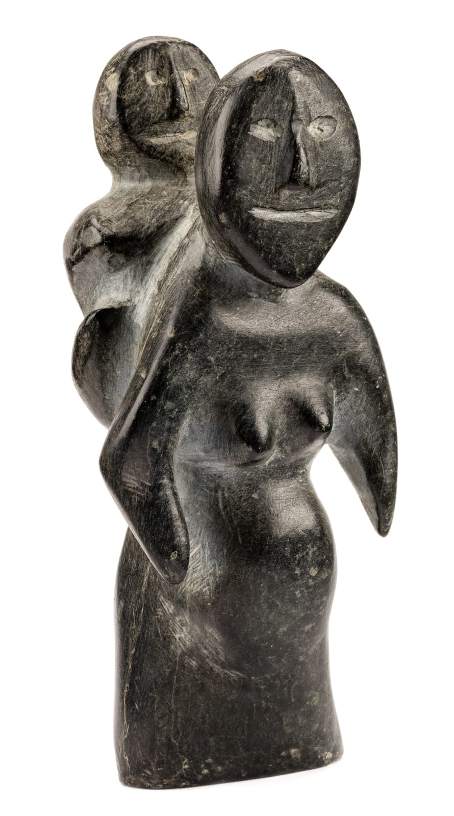 JOHN KAVIK (1897-1993) KANGIQLINIQ (RANKIN INLET), Pregnant Mother and Child, 1964
