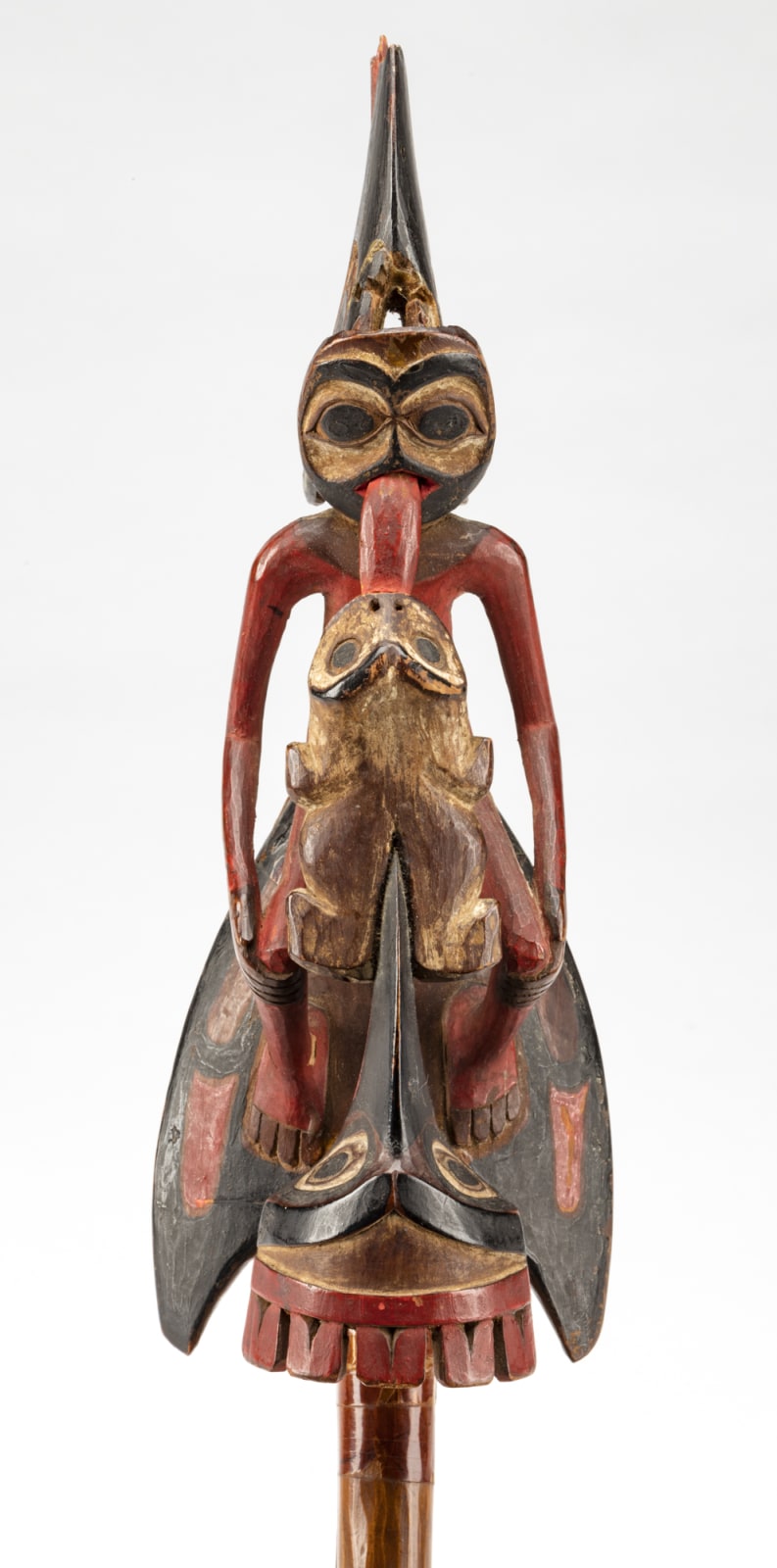 UNIDENTIFIED MAKER, Raven Rattle, c. 1890-1900