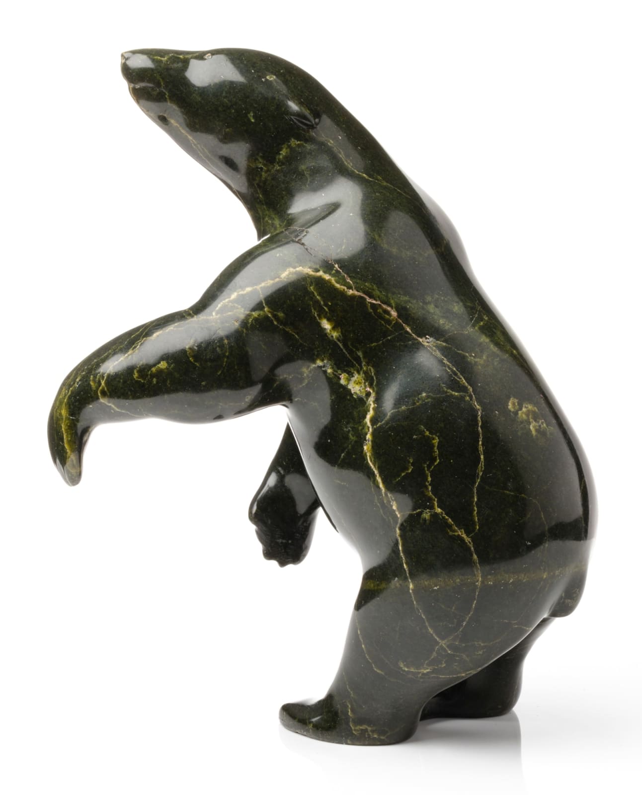 HENRY EVALUARDJUK (1923-2007) IQALUIT (FROBISHER BAY), Standing Polar Bear, 1971