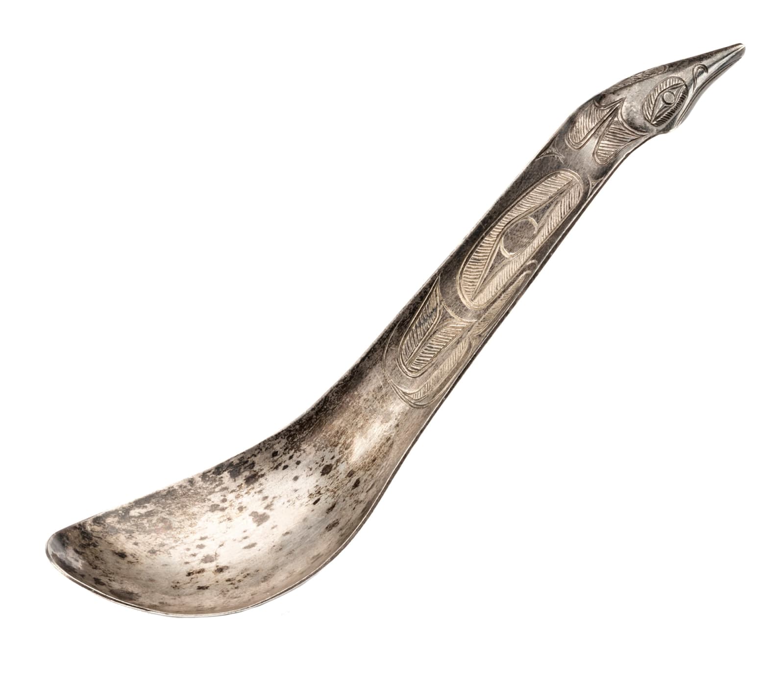 ATTRIBUTED TO CHARLES EDENSHAW (DAAX’IGANG or TAHAYGEN) (1839-1920), MASSET, HAIDA GWAII, Spoon, c. 1890-1910