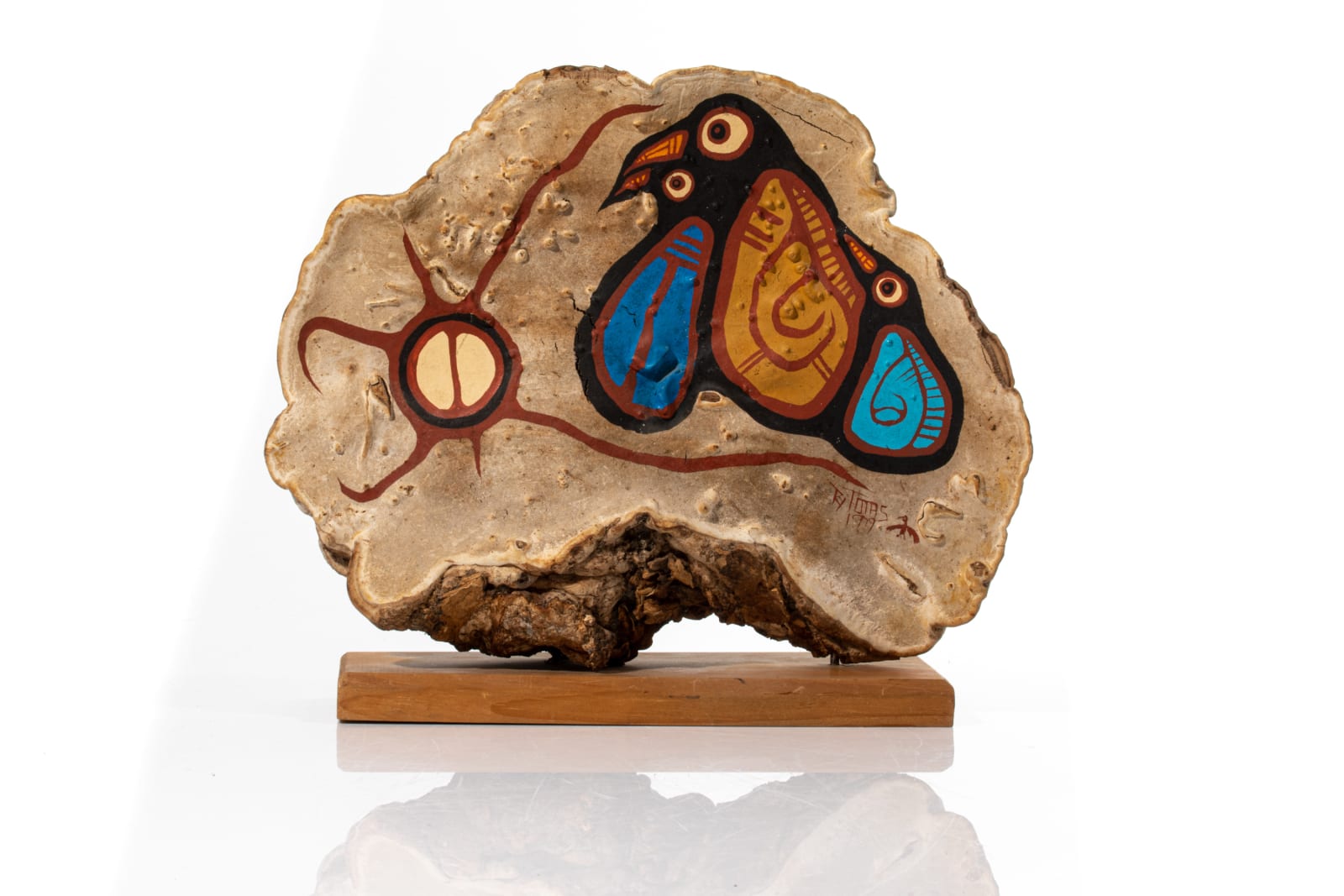 ROY THOMAS (1949-2004) ANISHINAABE, Bird Family , 1979