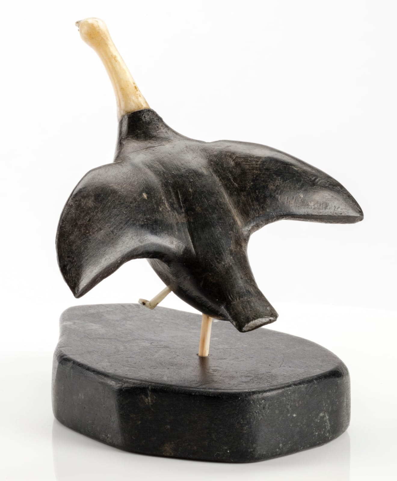 POSSIBLY AISA QUPIRUALU ALASUA (1916-2003) PUVIRNITUQ (POVUNGNITUK), Alighting Goose , 1950s