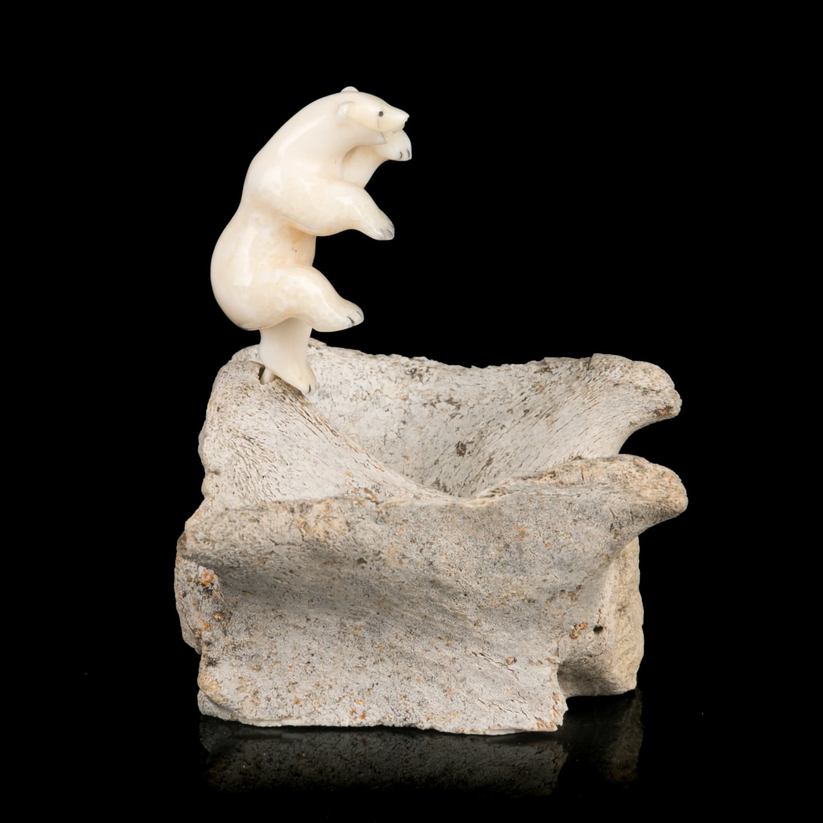 NICK SIKKUARK (1943-2013) ARVILIQJUAQ (PELLY BAY), Dancing Polar Bear, 1991