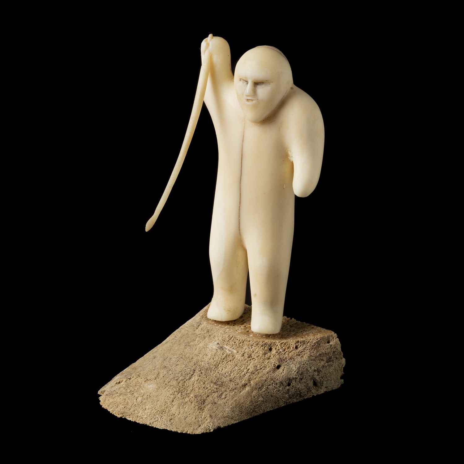 FABIEN OOGAAQ (1923-1992), KUGAARUK (PELLY BAY), Hunter with a Spear, 1970