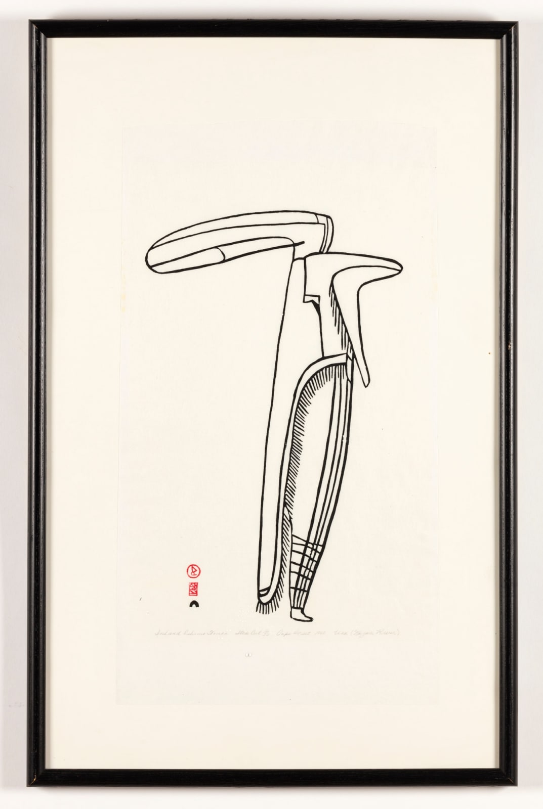 JESSIE OONARK, O.C., R.C.A (1906-1985) QAMANI'TUAQ (BAKER LAKE), Inland Eskimo Woman, 1960 #2