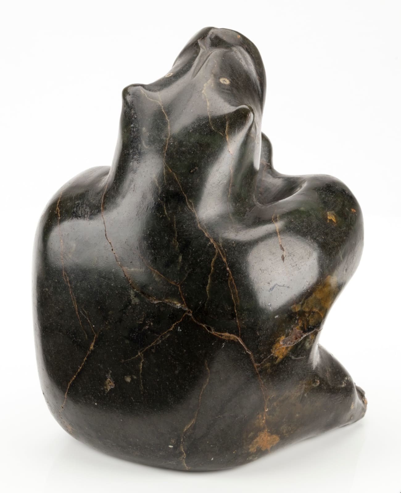 UNIDENTIFIED ARTIST, INUKJUAK (PORT HARRISON), Bear with Captured Seal, c. early to mid 1950s