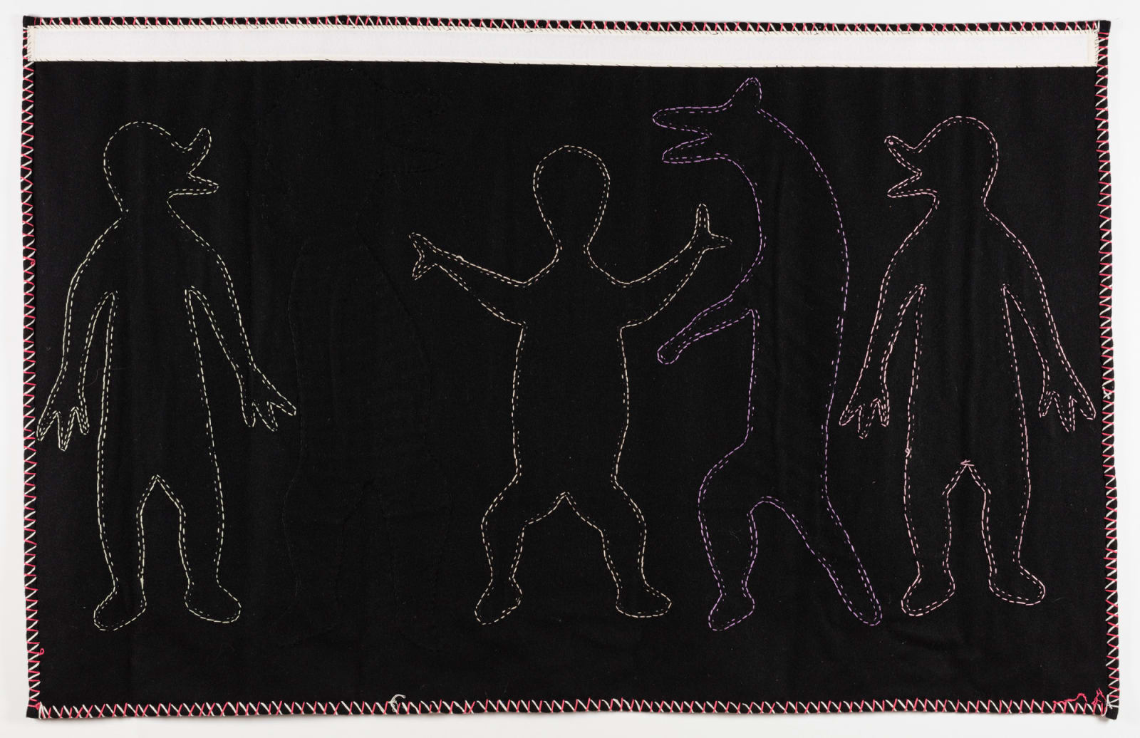 IRENE AVAALAAQIAQ TIKTAALAAQ (1941-) QAMANI'TUAQ (BAKER LAKE), Work on Cloth, 1990s