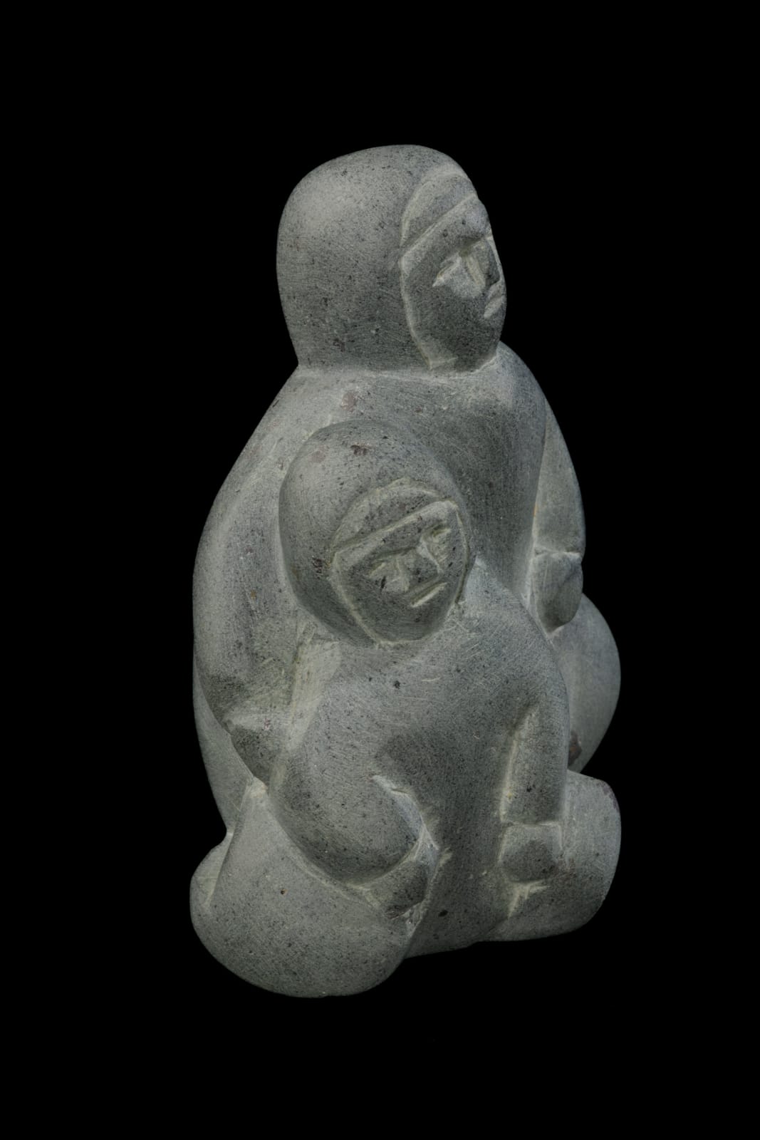 CAMILLE IQULIQ (1963-2005) QAMANI’TUAQ (BAKER LAKE), Mother with Child (Two People), April 1989