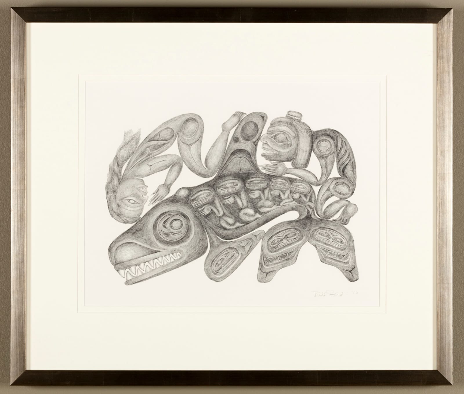 BILL REID, O.B.C., R.C.A. (1920-1998) HAIDA, Haida Myths Portfolio, 1982