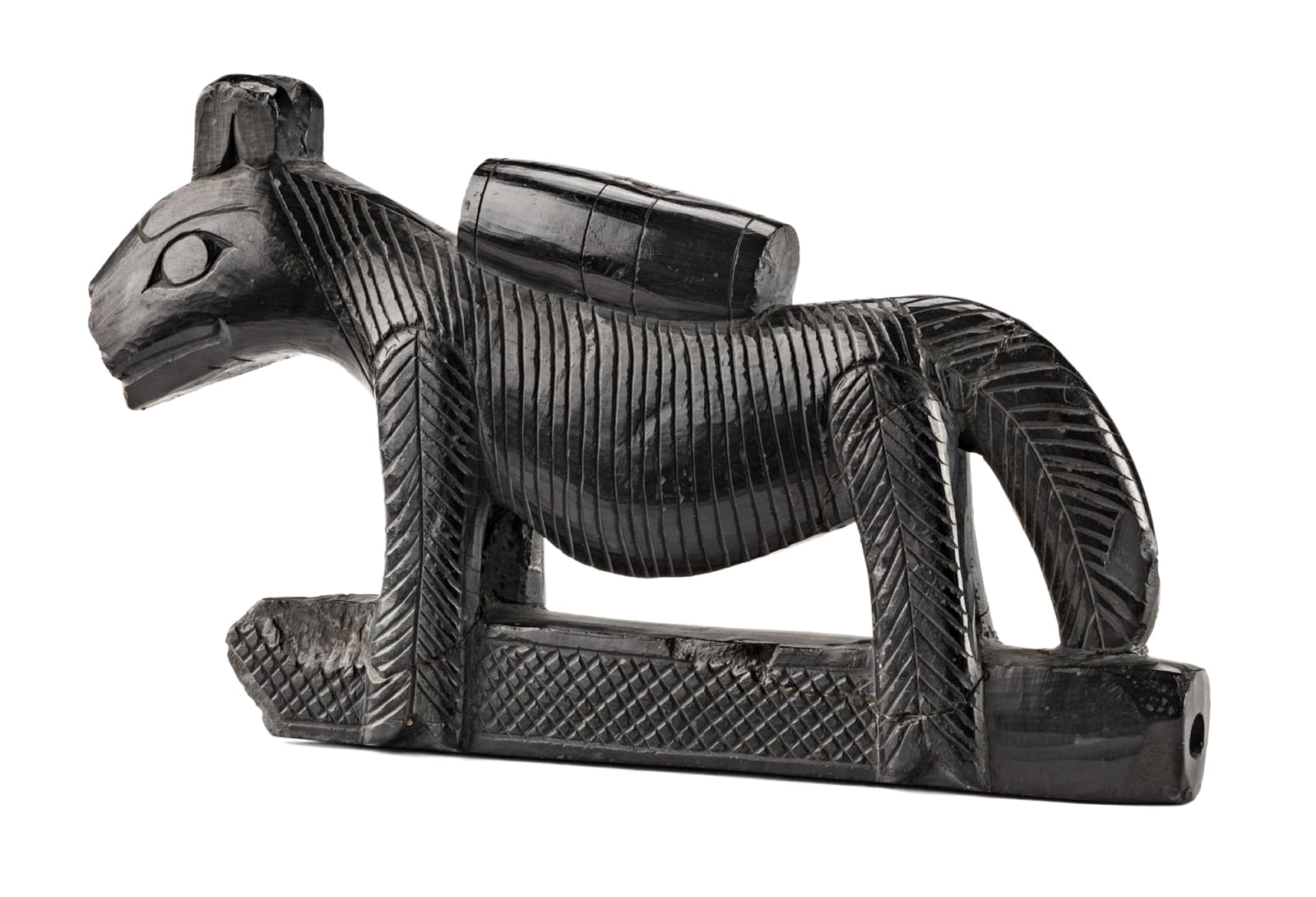 UNIDENTIFIED HAIDA ARTIST, Ship Panel Pipe Fragment, c. 1850s-1860s