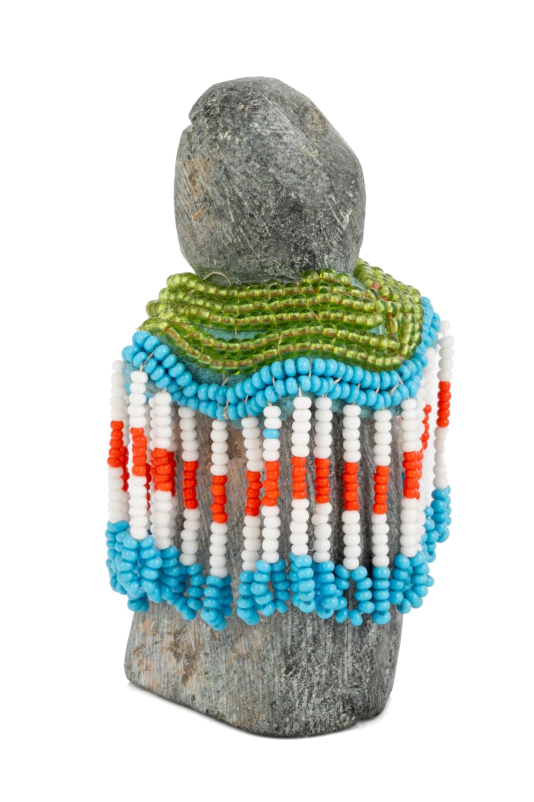 EVA TALOOKI ALIKTILUK (1927-1994) ARVIAT (ESKIMO POINT), Woman in a Beaded Amautiq